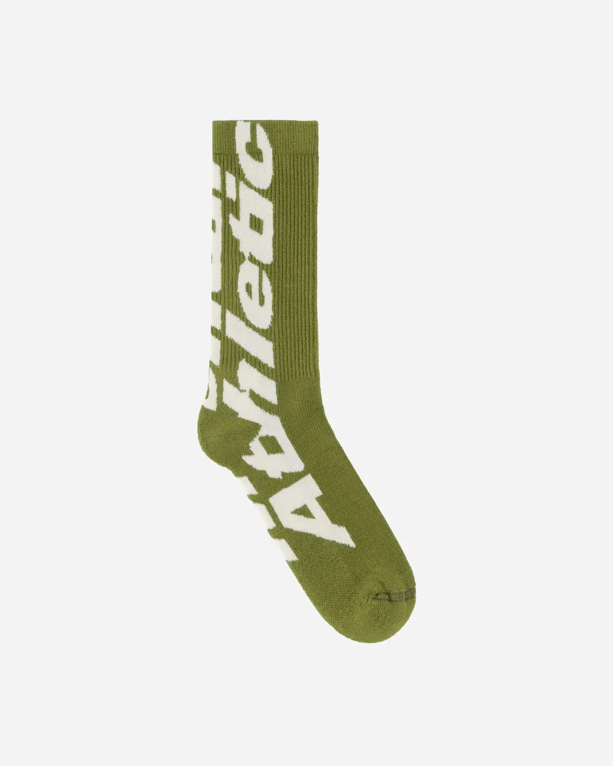 Inner Logo Socks Green / Off White 1