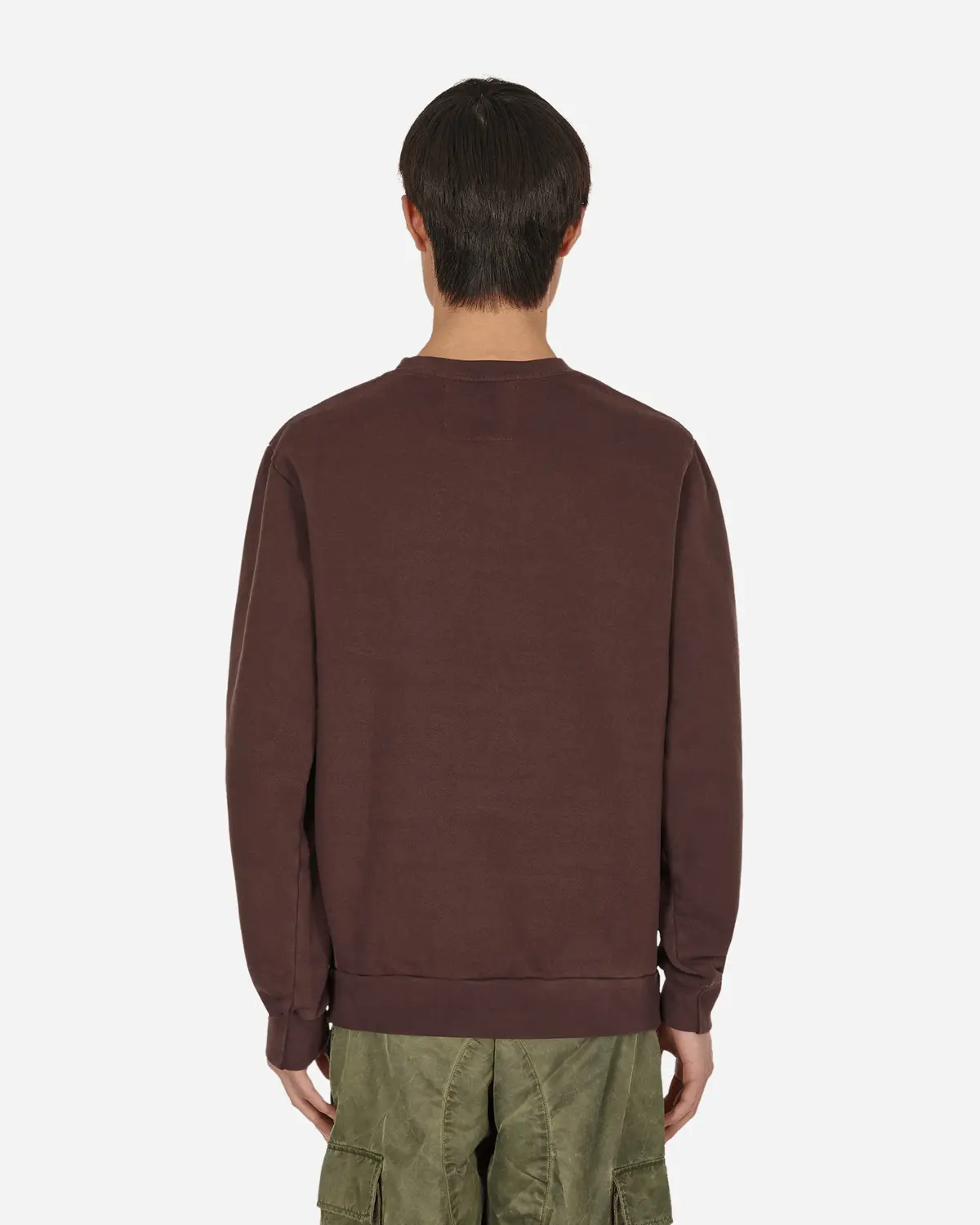 Karma Logo Crewneck Sweatshirt Brown 3