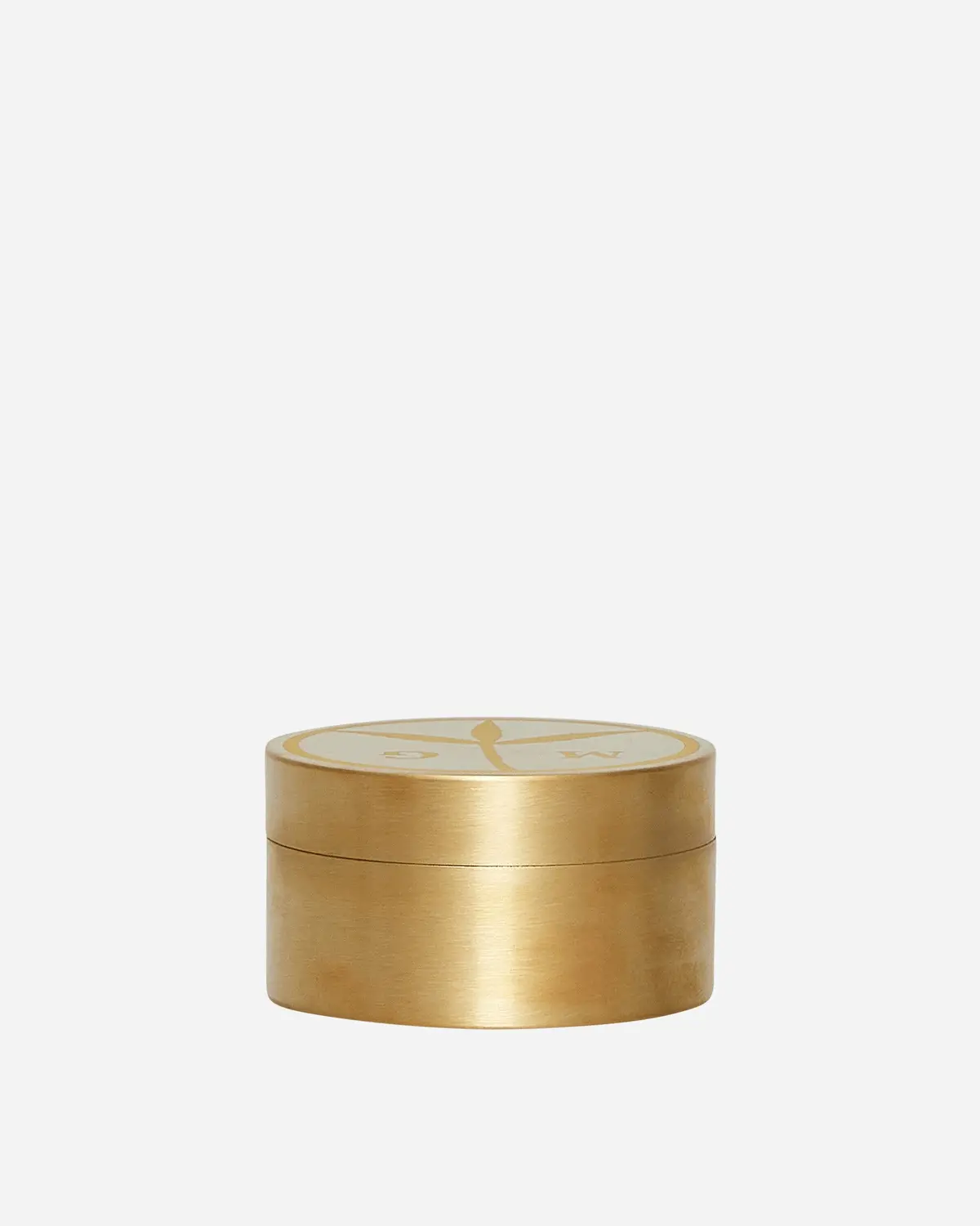 Peace Logo Container Brass 1