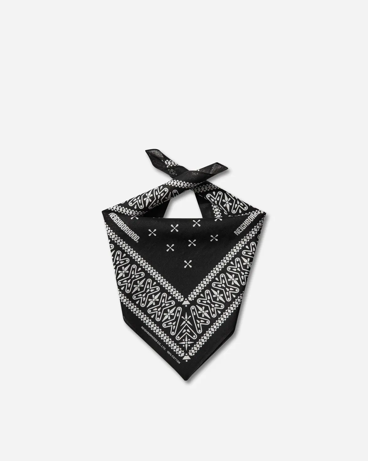 Cross Pattern Bandana Black 1