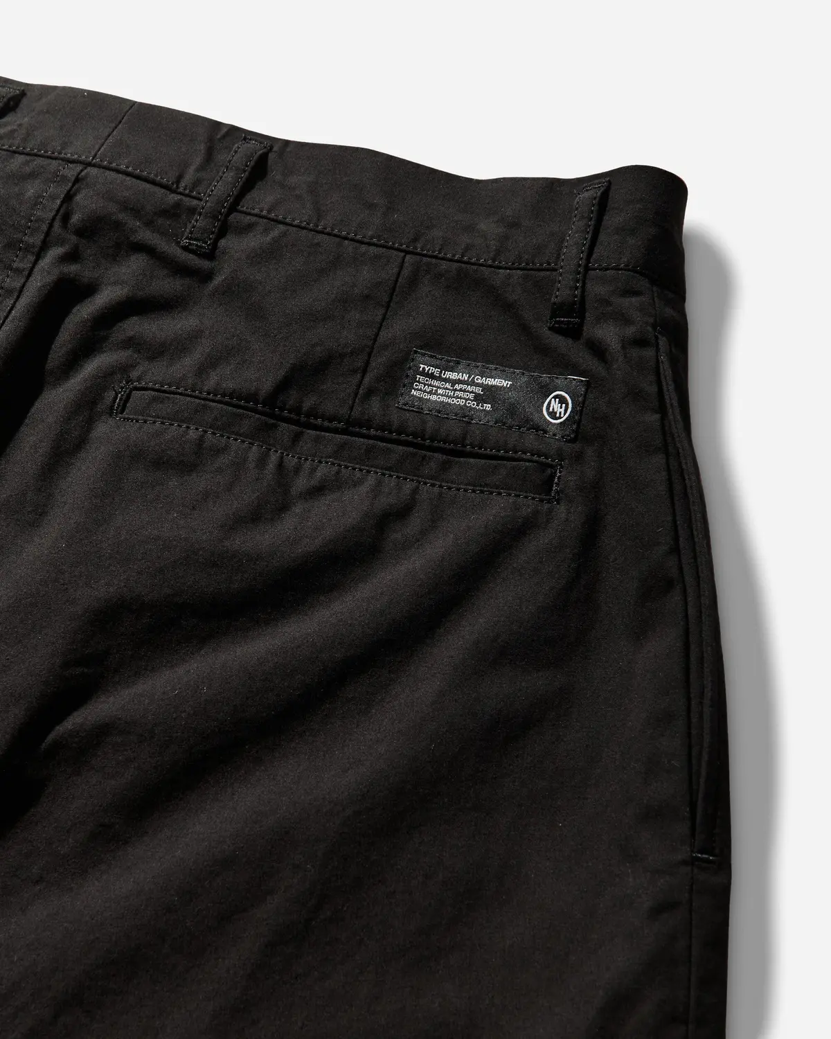 Men's Plain Pants Black 3