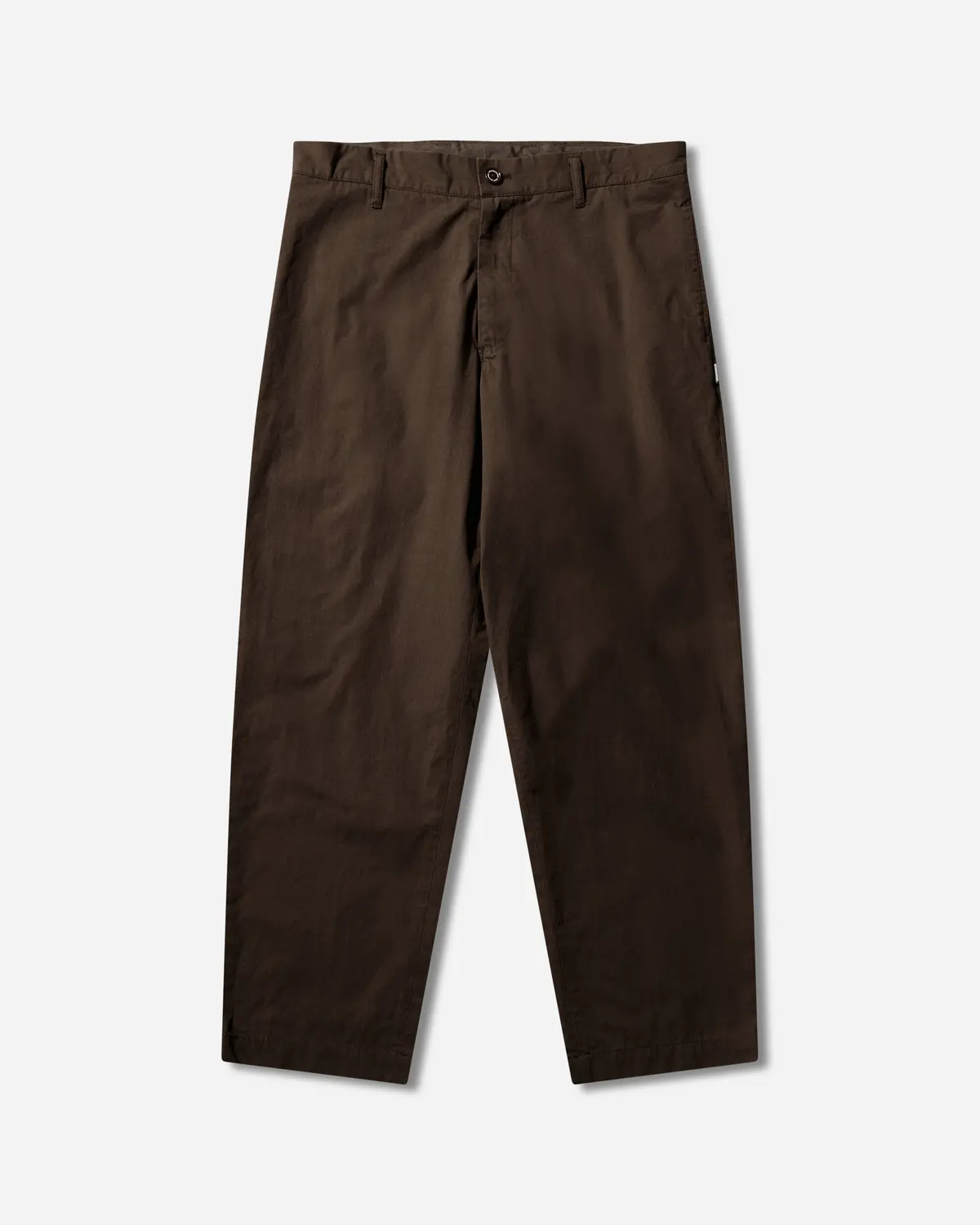 Men's Plain Pants Brown 1