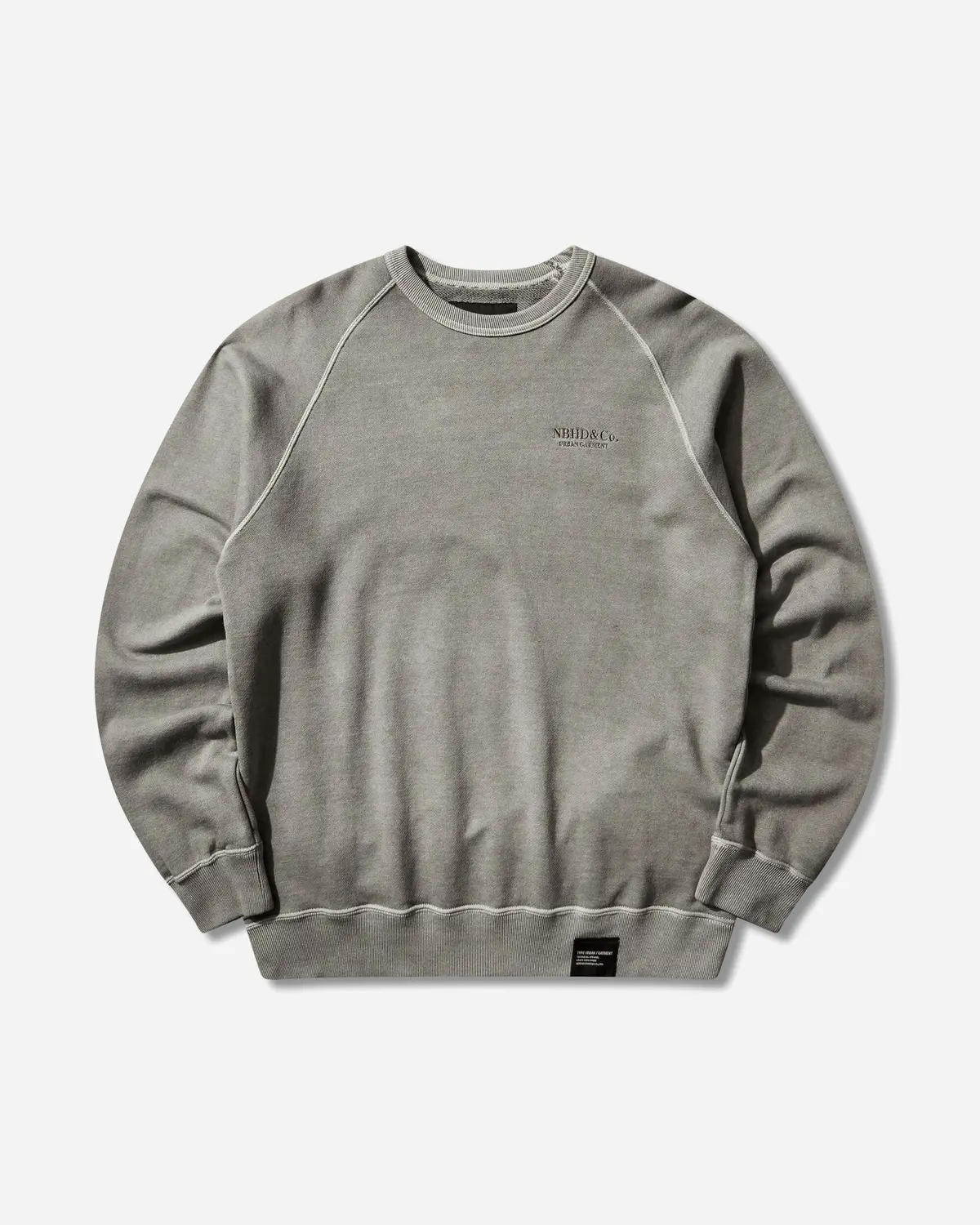Men's Pigment Dyed Sweatshirt Grey 1