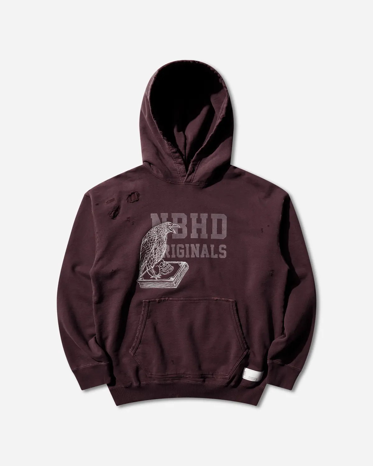Men's Savage Sweat Hoodie Burgundy 1