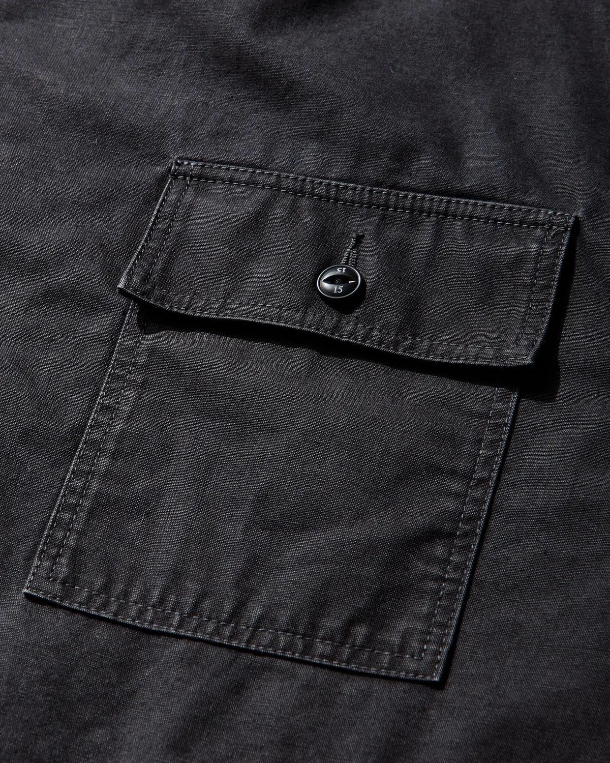 Men's Zip Field Longsleeve Shirt Black 4