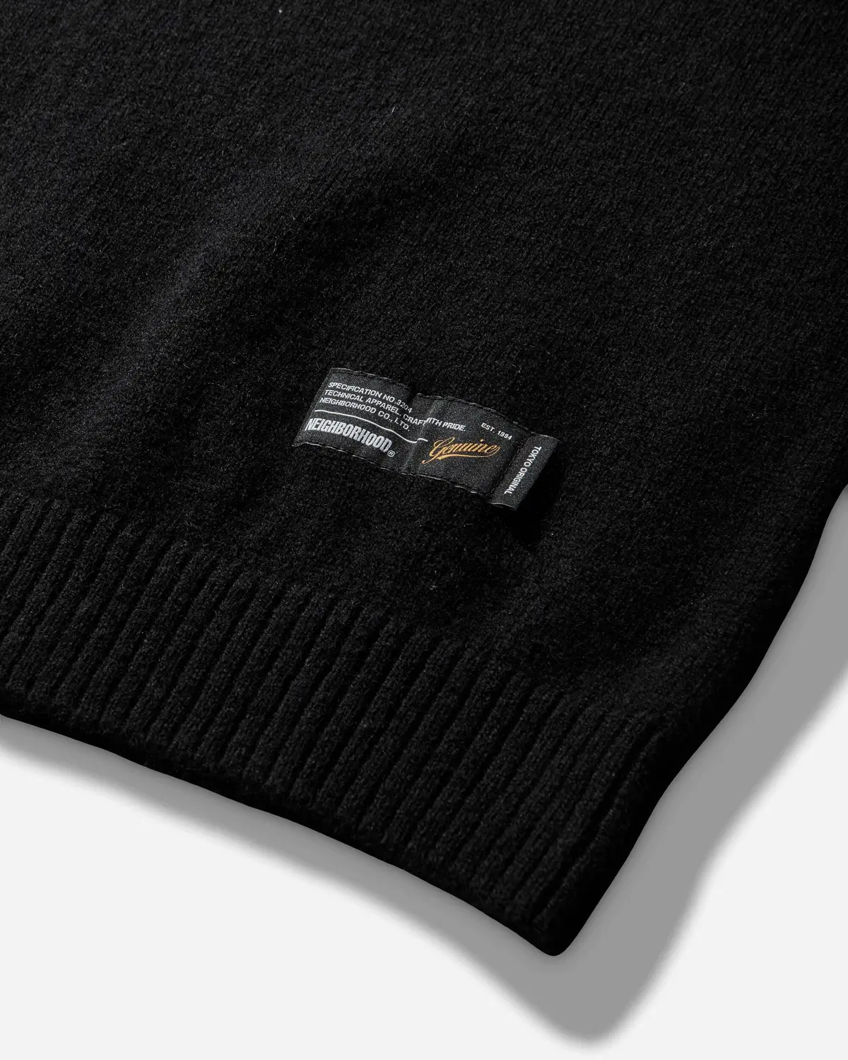 Men's Plain Crewneck Sweater Black 4