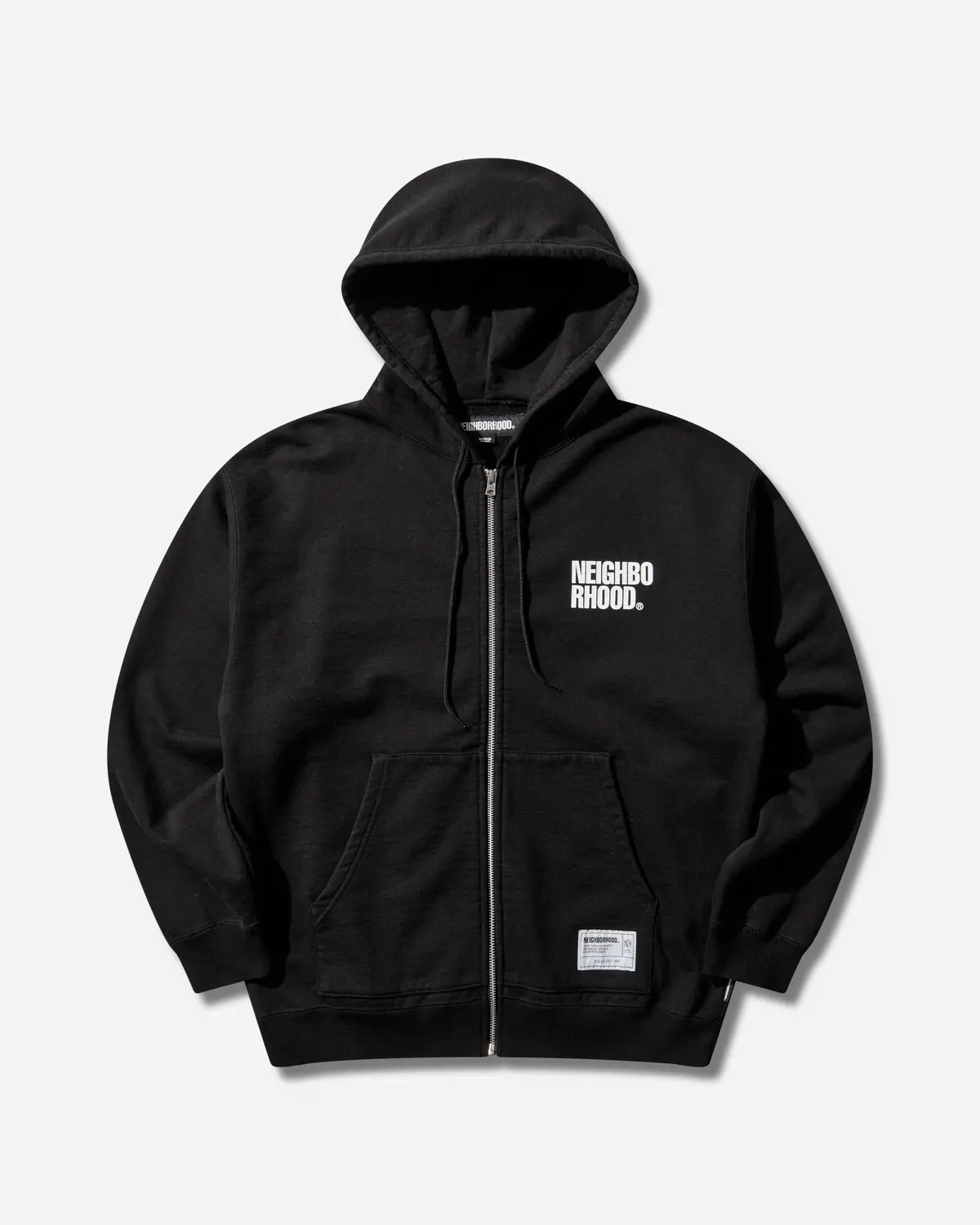 Men's Classic Sweat Zip Hoodie Black 1