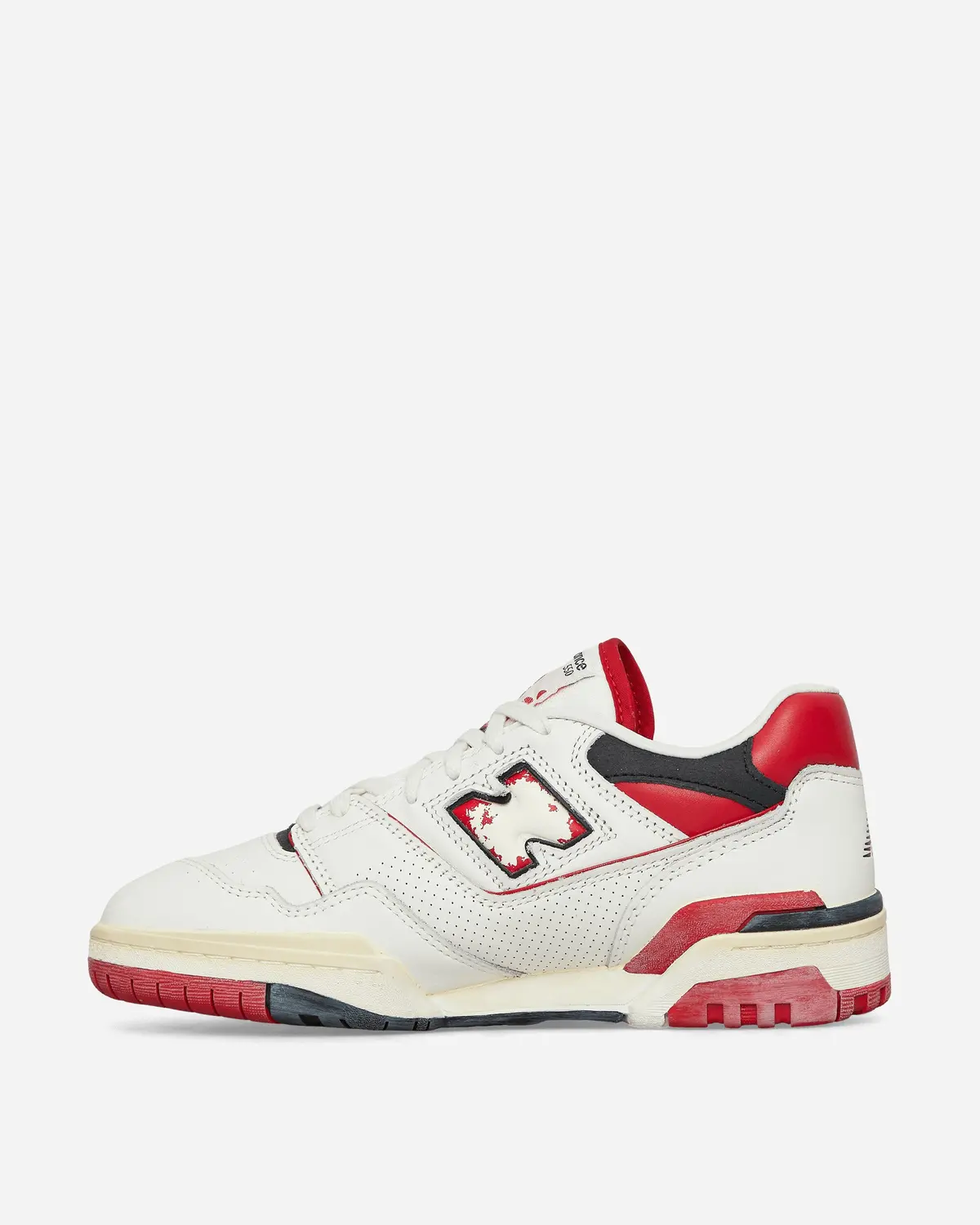 550 Sneakers Off White / Red 3