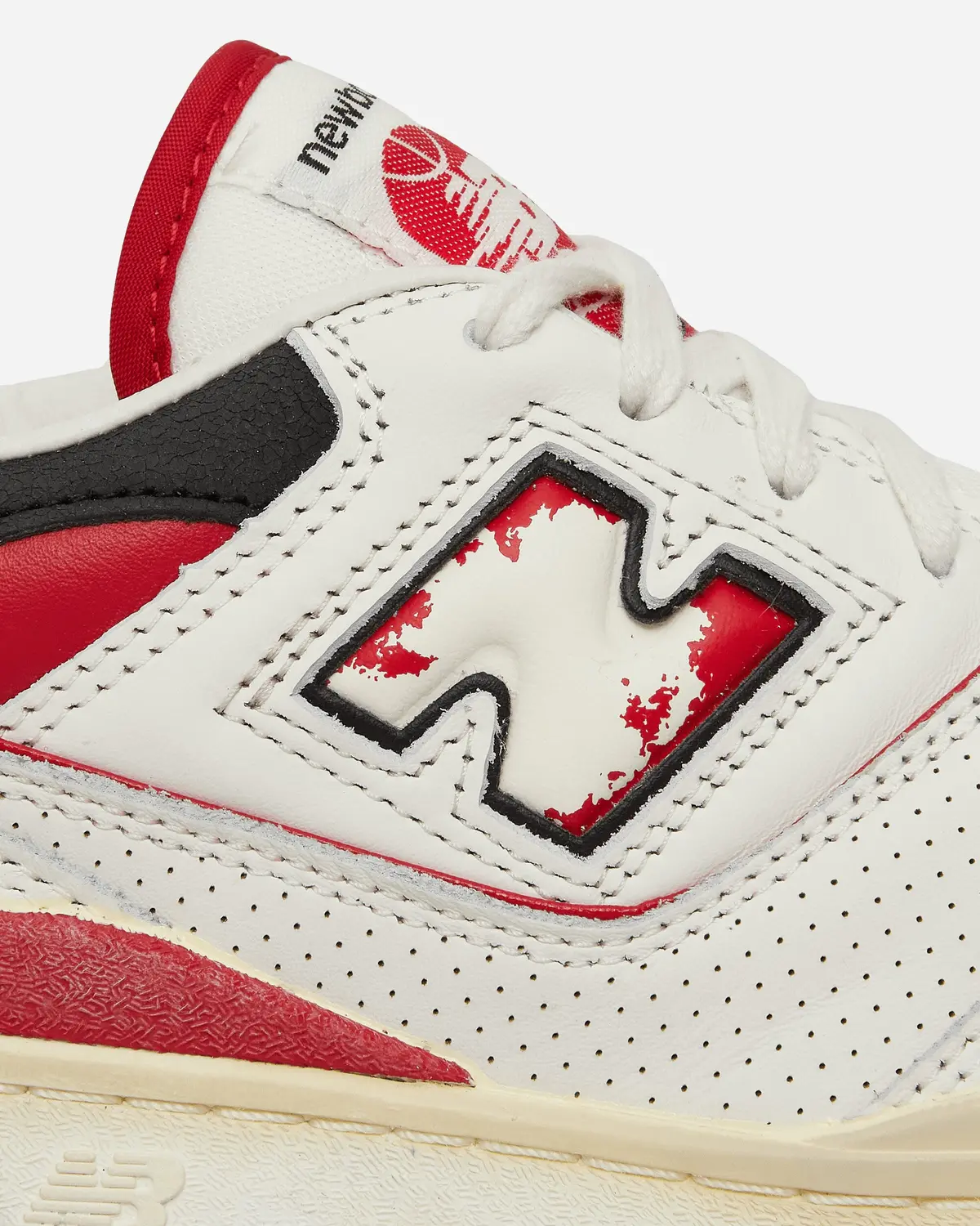 550 Sneakers Off White / Red 6