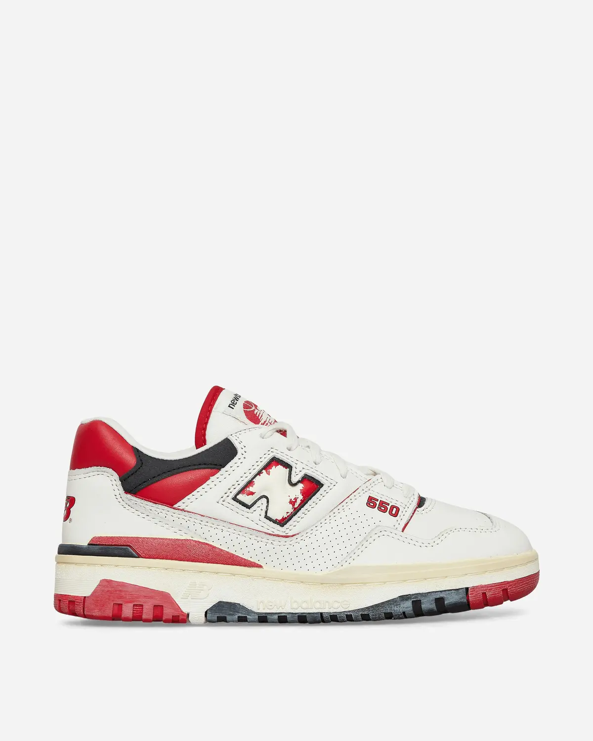 550 Sneakers Off White / Red 1