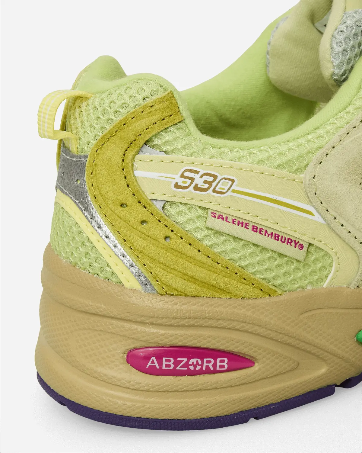 Salehe Brembury 530 Sneakers Dusty Yellow / Celery Green 8