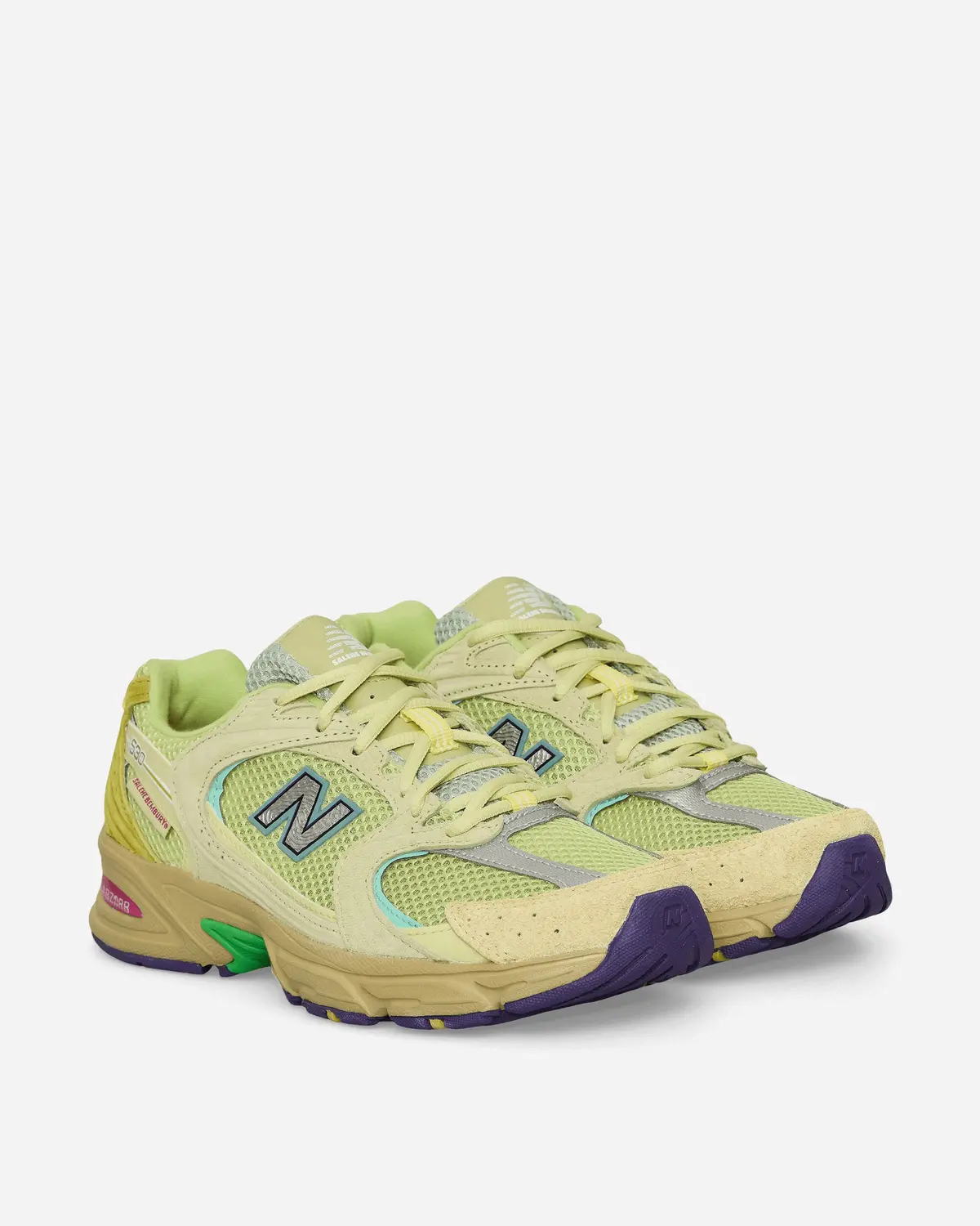 Salehe Brembury 530 Sneakers Dusty Yellow / Celery Green 2