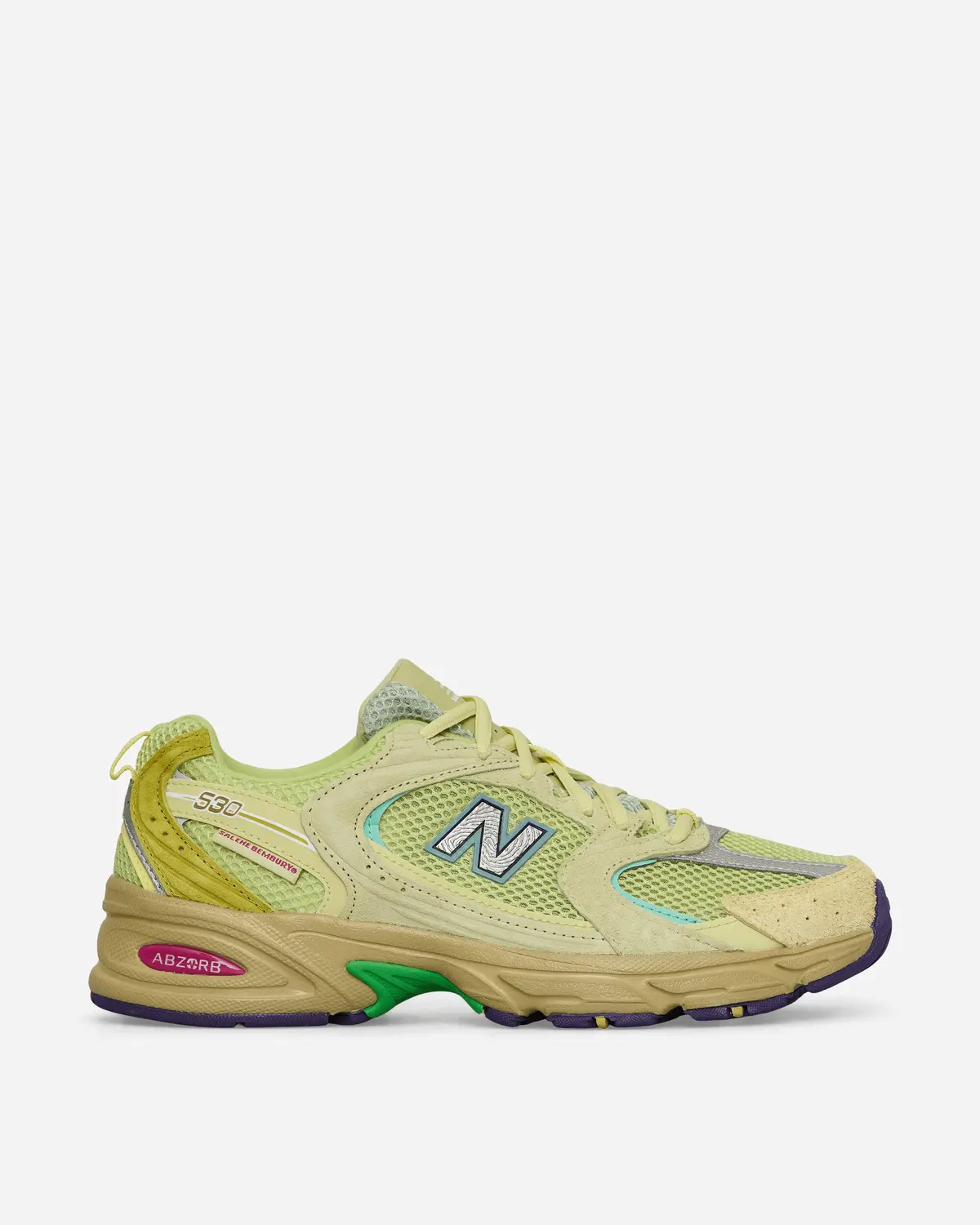 Salehe Brembury 530 Sneakers Dusty Yellow / Celery Green 1