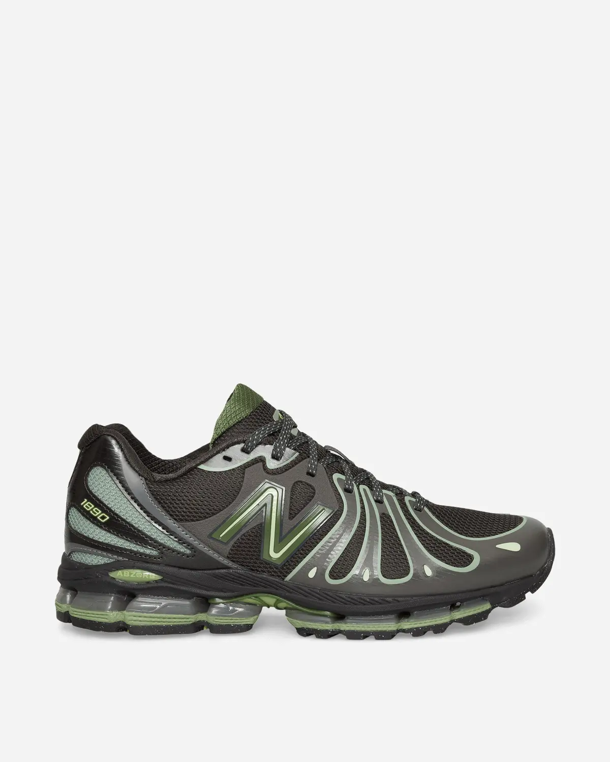1890 Sneakers Faded Black / Utility Green 1
