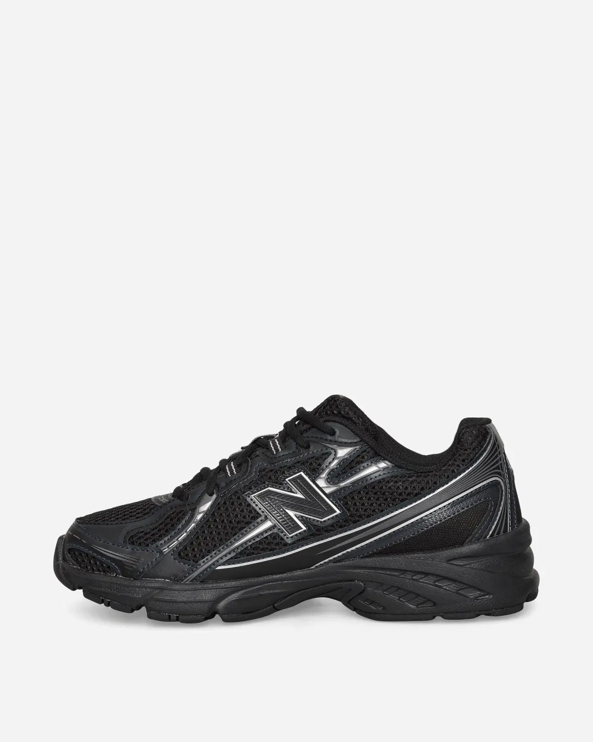 740 Sneakers Black / Silver Metallic 3