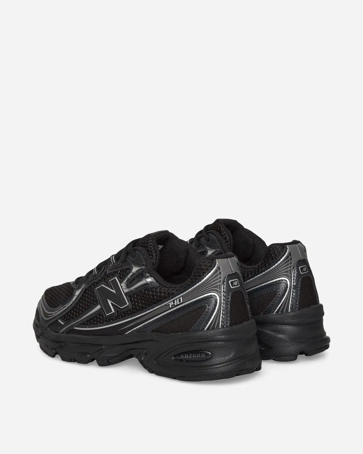 740 Sneakers Black / Silver Metallic 4