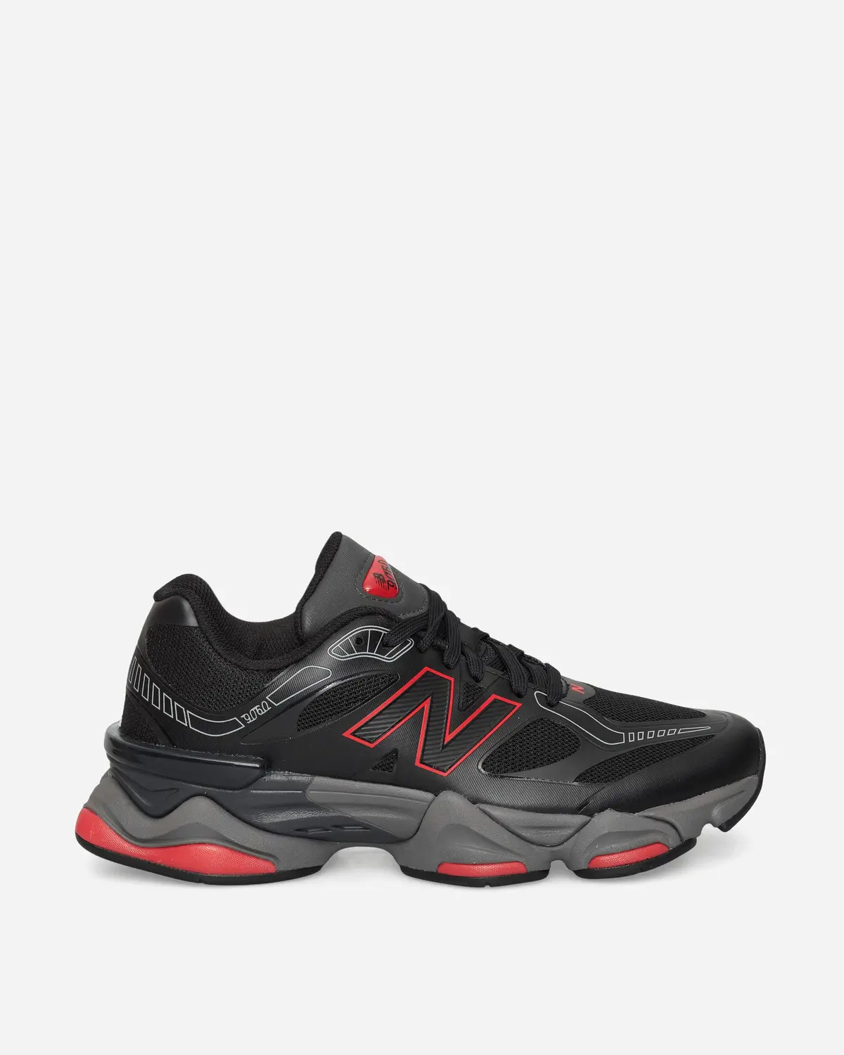 9060 Sneakers Black / Fire Cracker 1