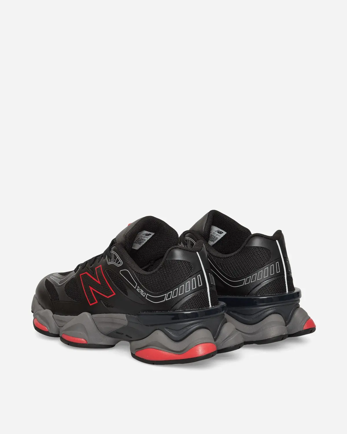 9060 Sneakers Black / Fire Cracker 4