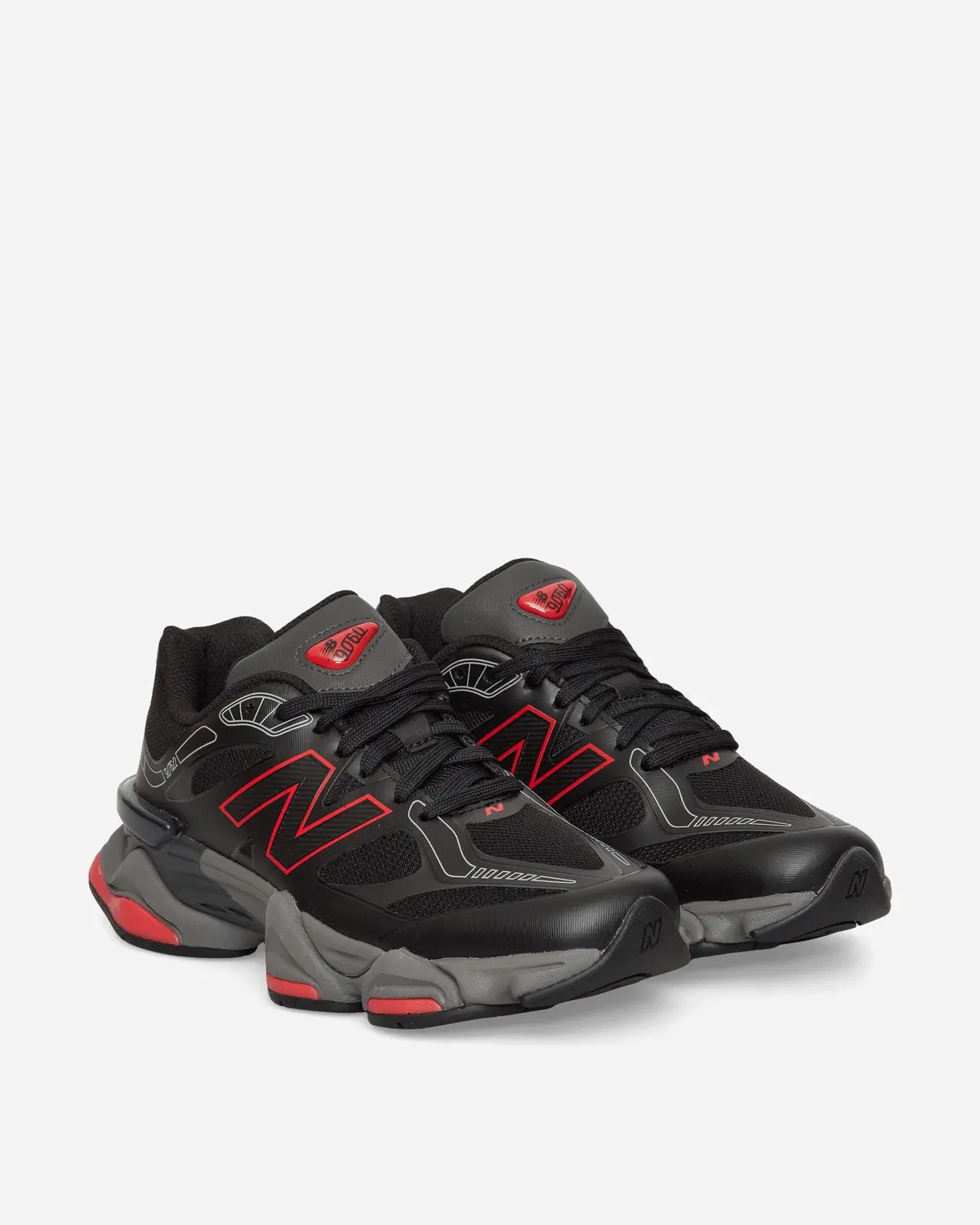 9060 Sneakers Black / Fire Cracker 2
