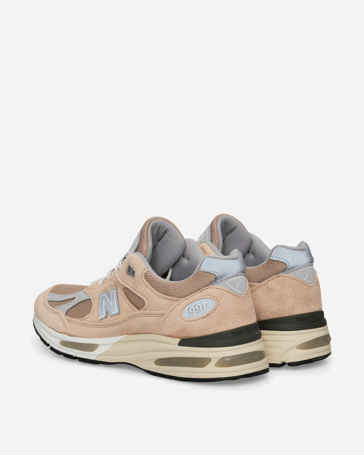 Made In Uk 991V2 Sneakers Cuban Sand / Harbor Mist / Silver 4