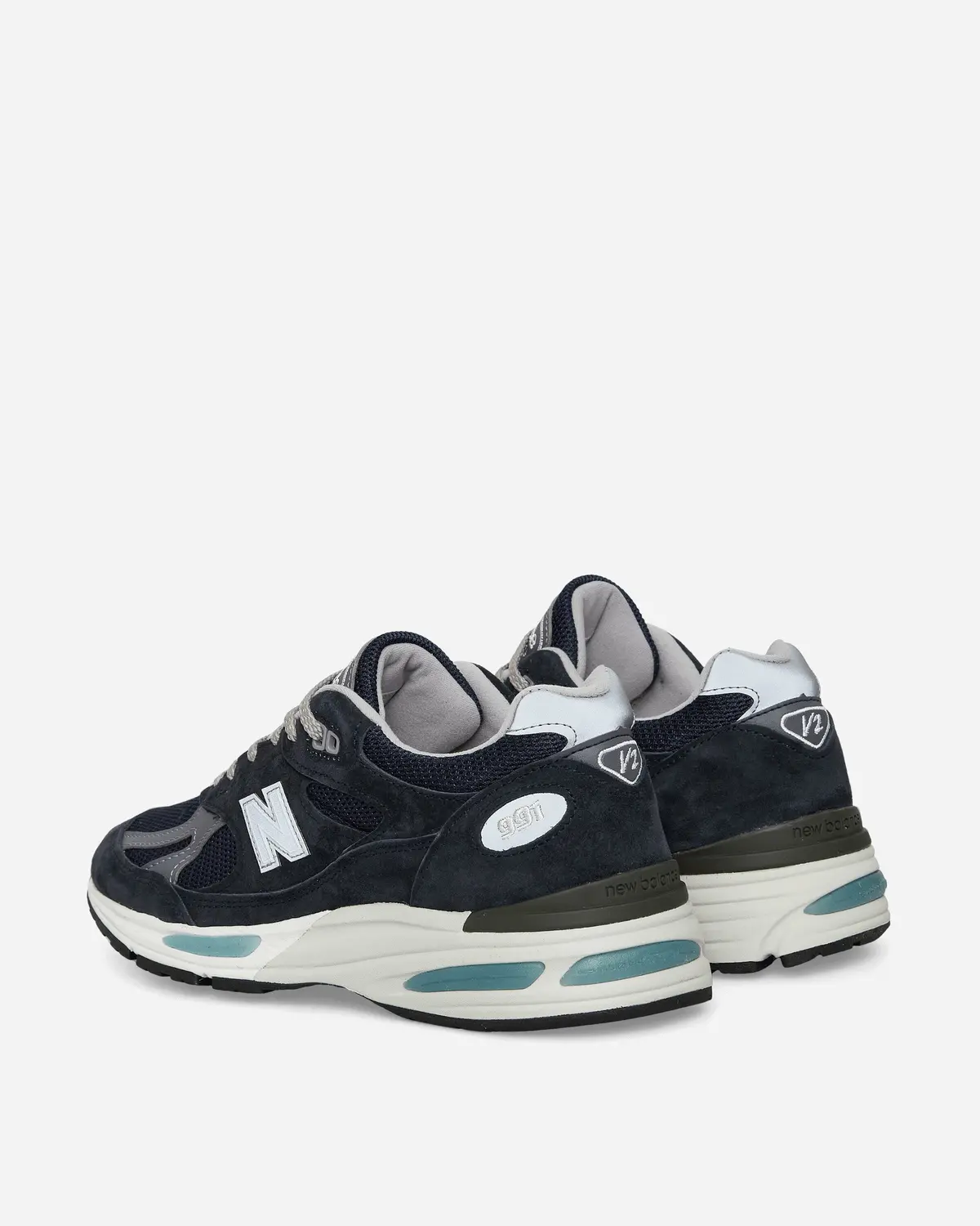 Made In Uk 991V2 Sneakers Dark Navy / Smoked Pearl / Silver 4