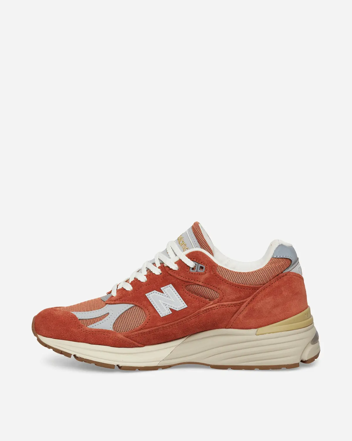 Made In Uk 991V2 Vintage Sports Sneakers Potters Clay / Raw Sienna / Harbor Mist 3