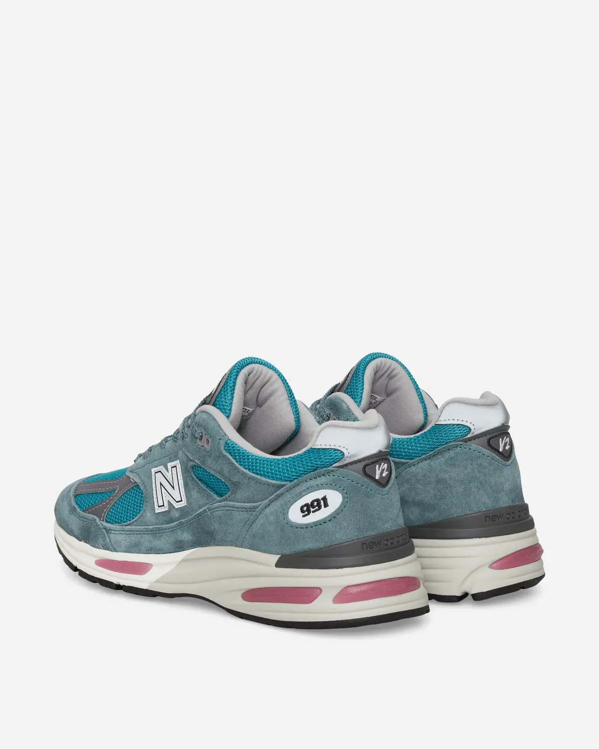Made In Uk 991V2 Sneakers Porcelain Green / Trooper / Silver 4