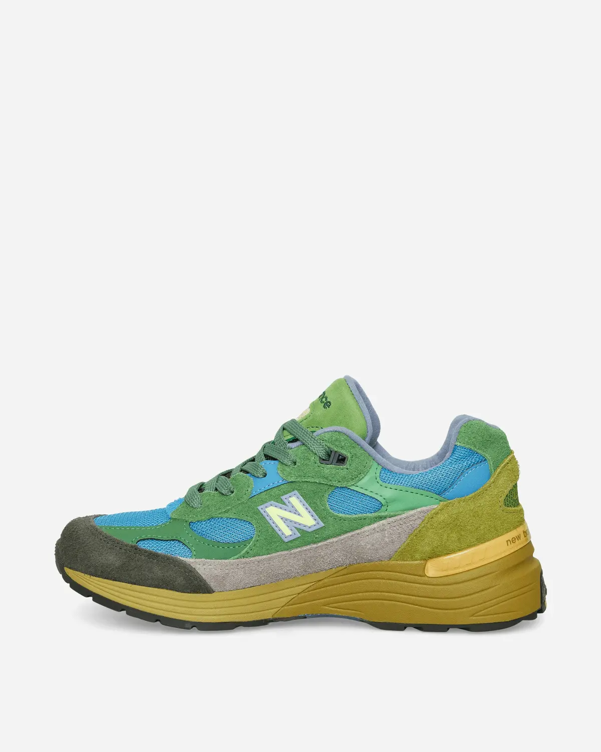 Salehe Bembury Made In Usa 992 Sneakers Green / Sky Blue 3