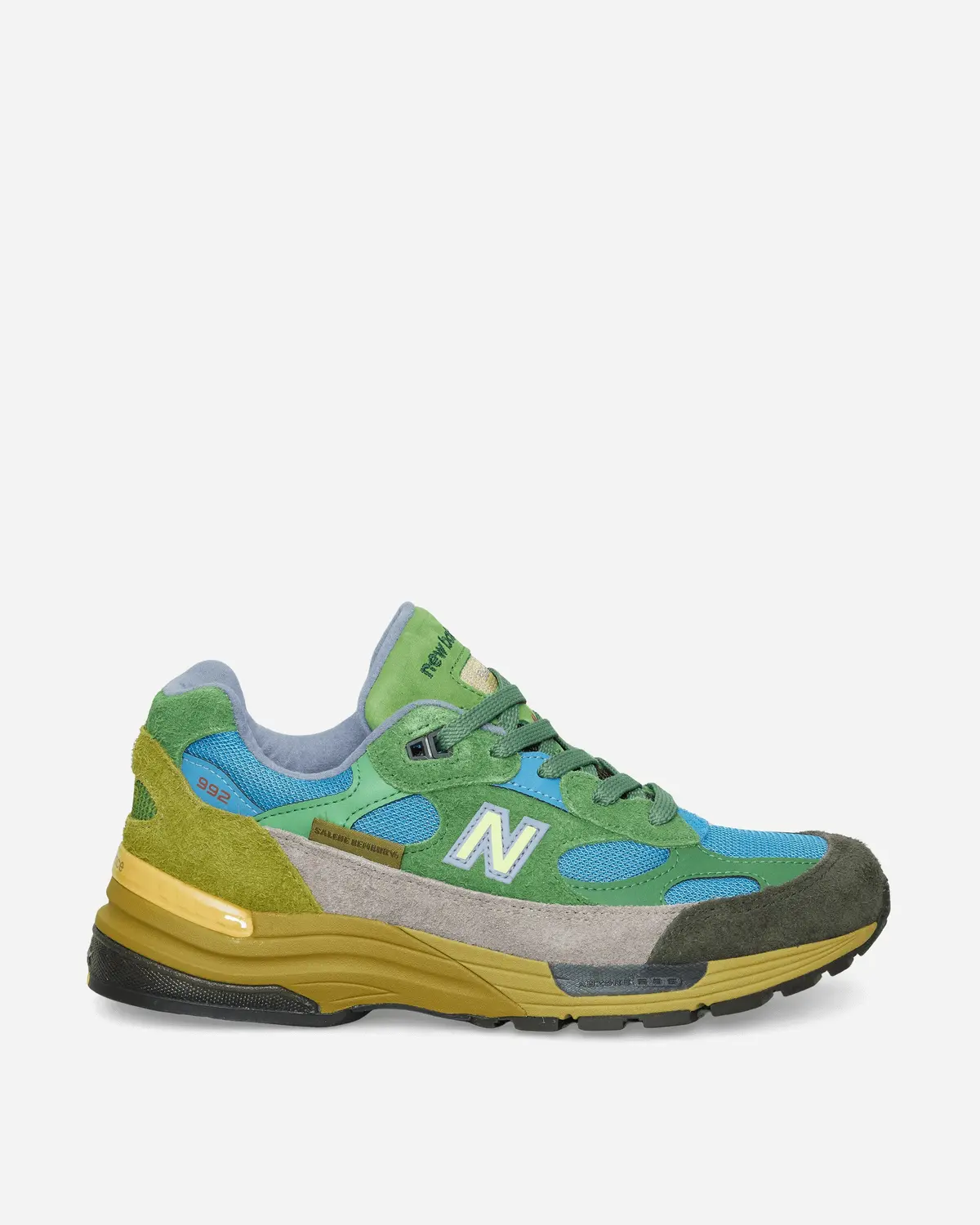 Salehe Bembury Made In Usa 992 Sneakers Green / Sky Blue 1