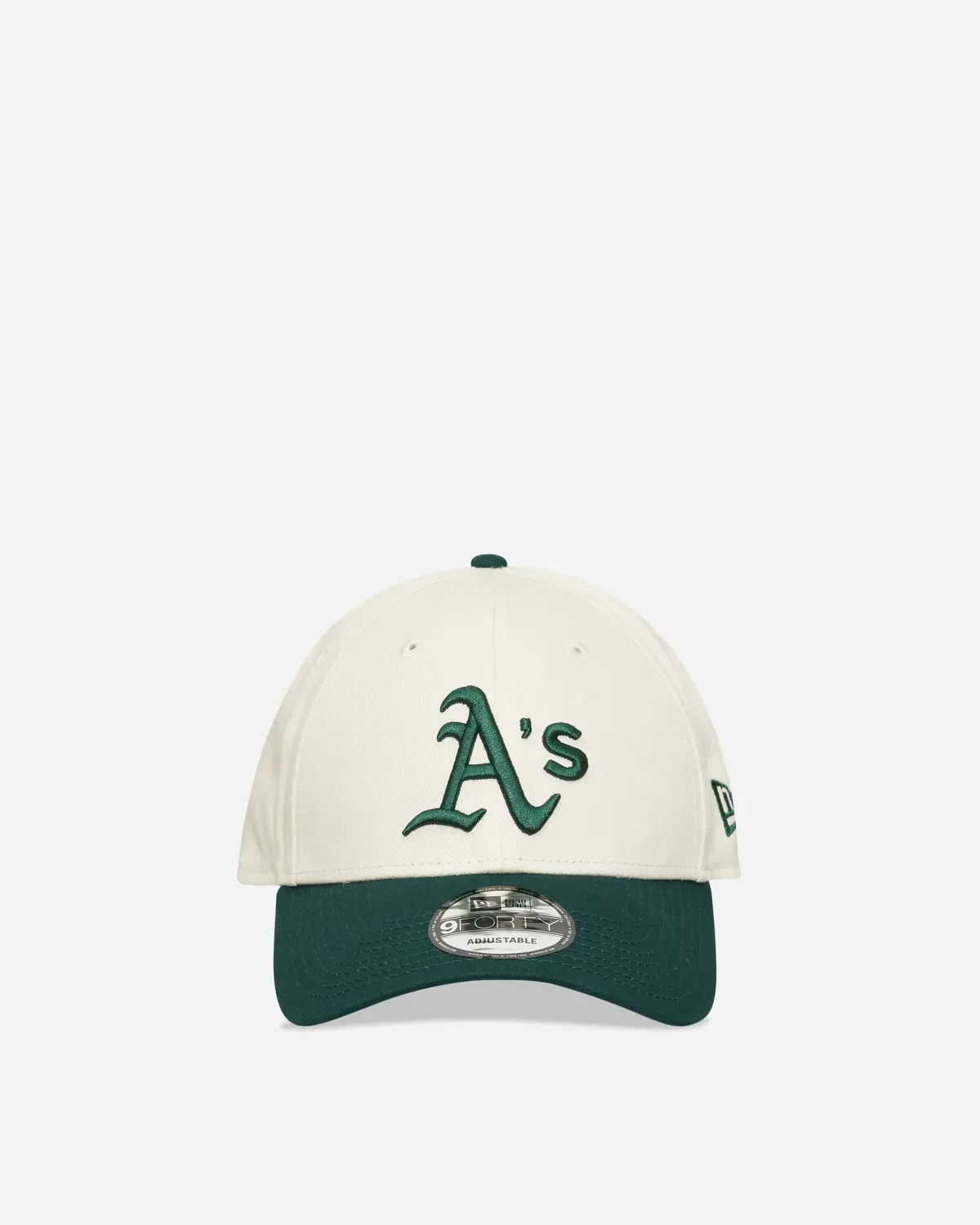 Oakland Athletics Colour Block 9Forty Adjustable Cap Cream 1