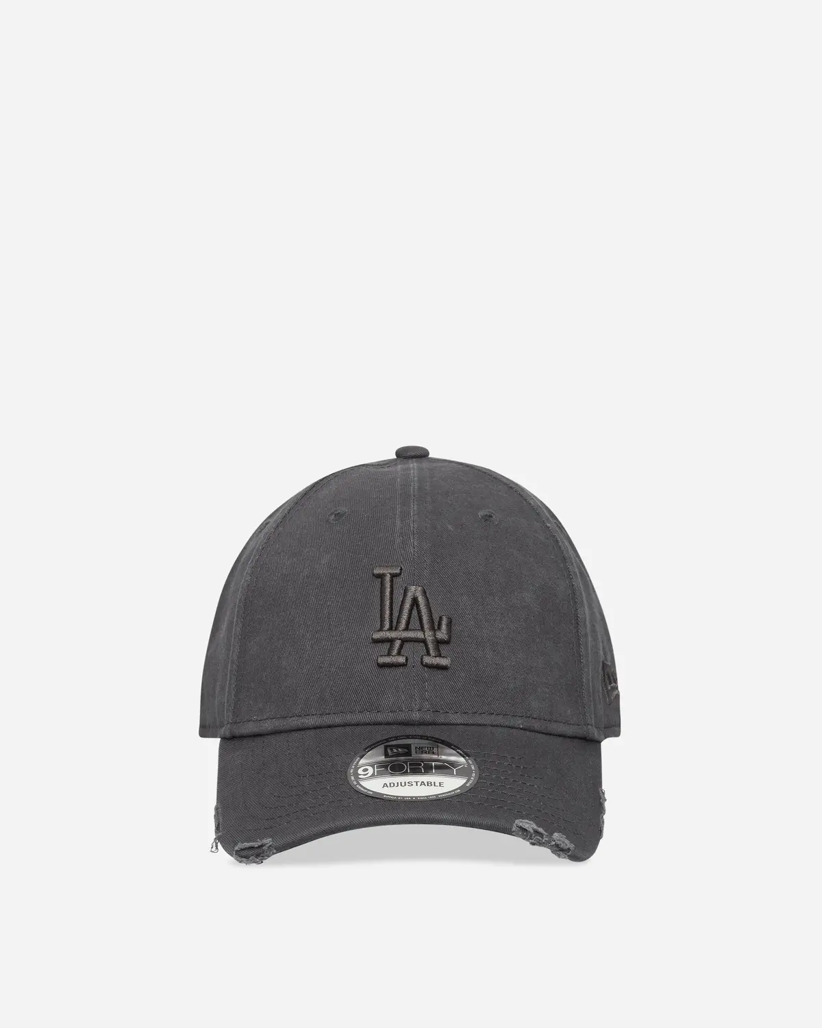 La Dodgers Mlb Washed Distressed 9Forty Cap Charcoal 1
