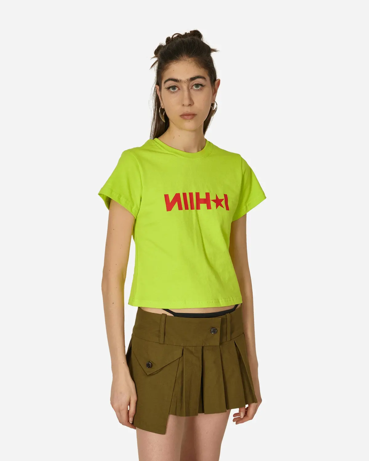High Star Baby Tee Neon Yellow 1