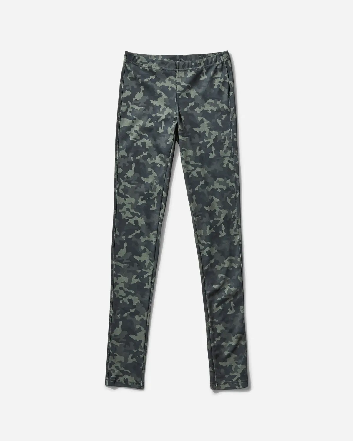 Women's Camo Print Full Length Leggings Green 1