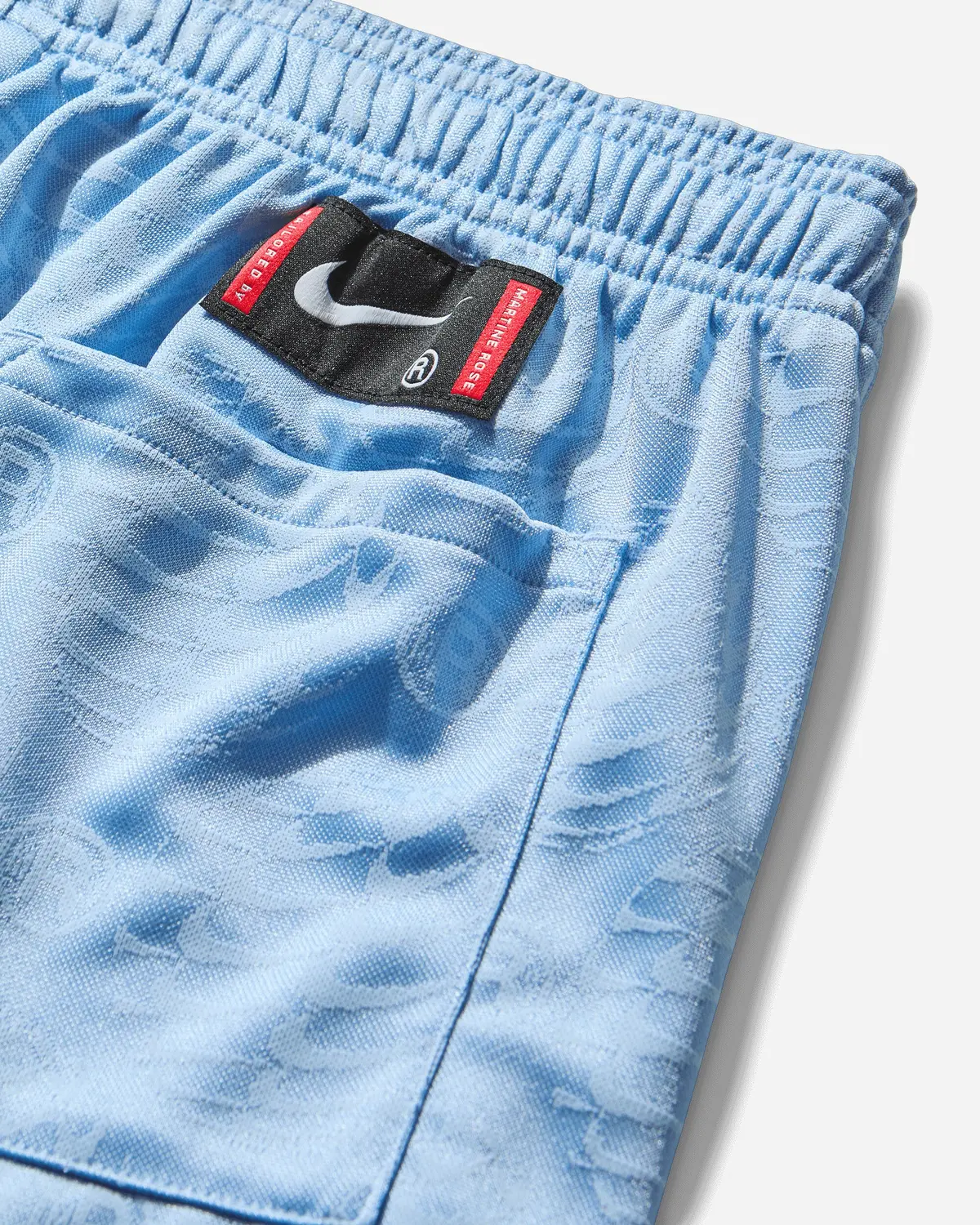 Men's Martine Rose Football Shorts Psychic Blue 4