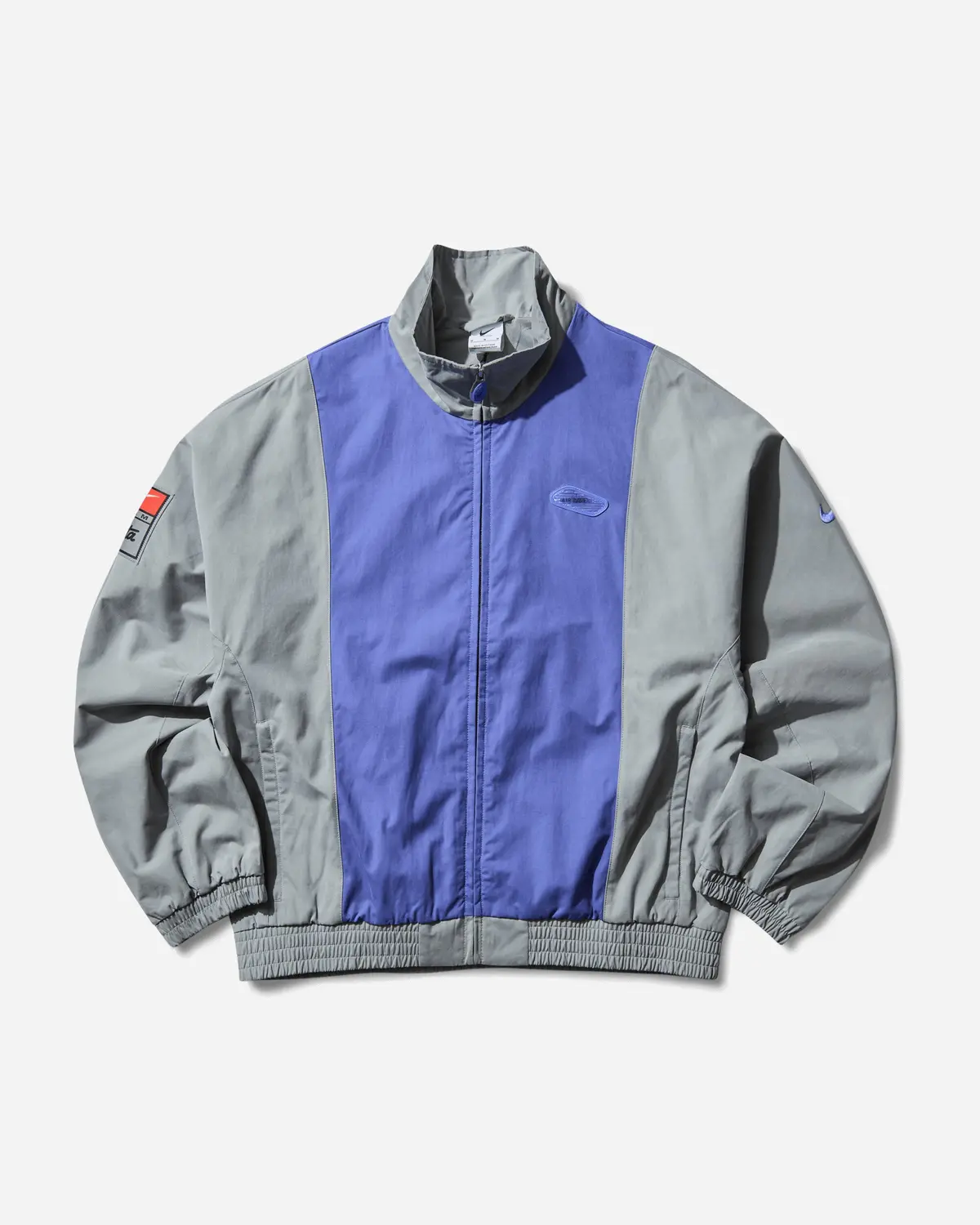 Men's Patta Tracksuit Jacket Particle Grey / Sapphire 1