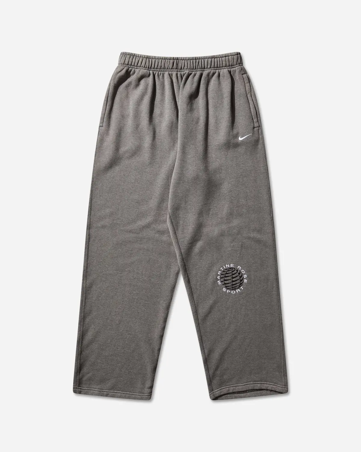 Men's Martine Rose Fleece Pants Charcoal Heather 1