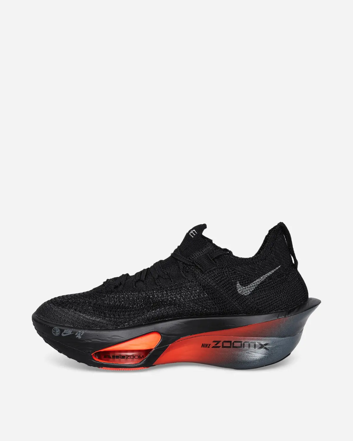 Air Zoom Alphafly 3 Sneakers Black / Metallic Silver / Bright Crimson 3