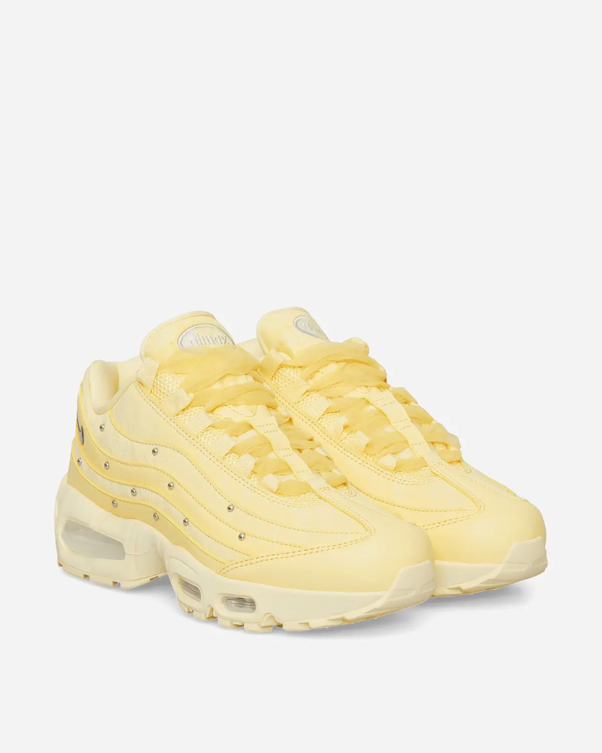Women's Air Max 95 Big Bubble Sneakers Soft Yellow 2