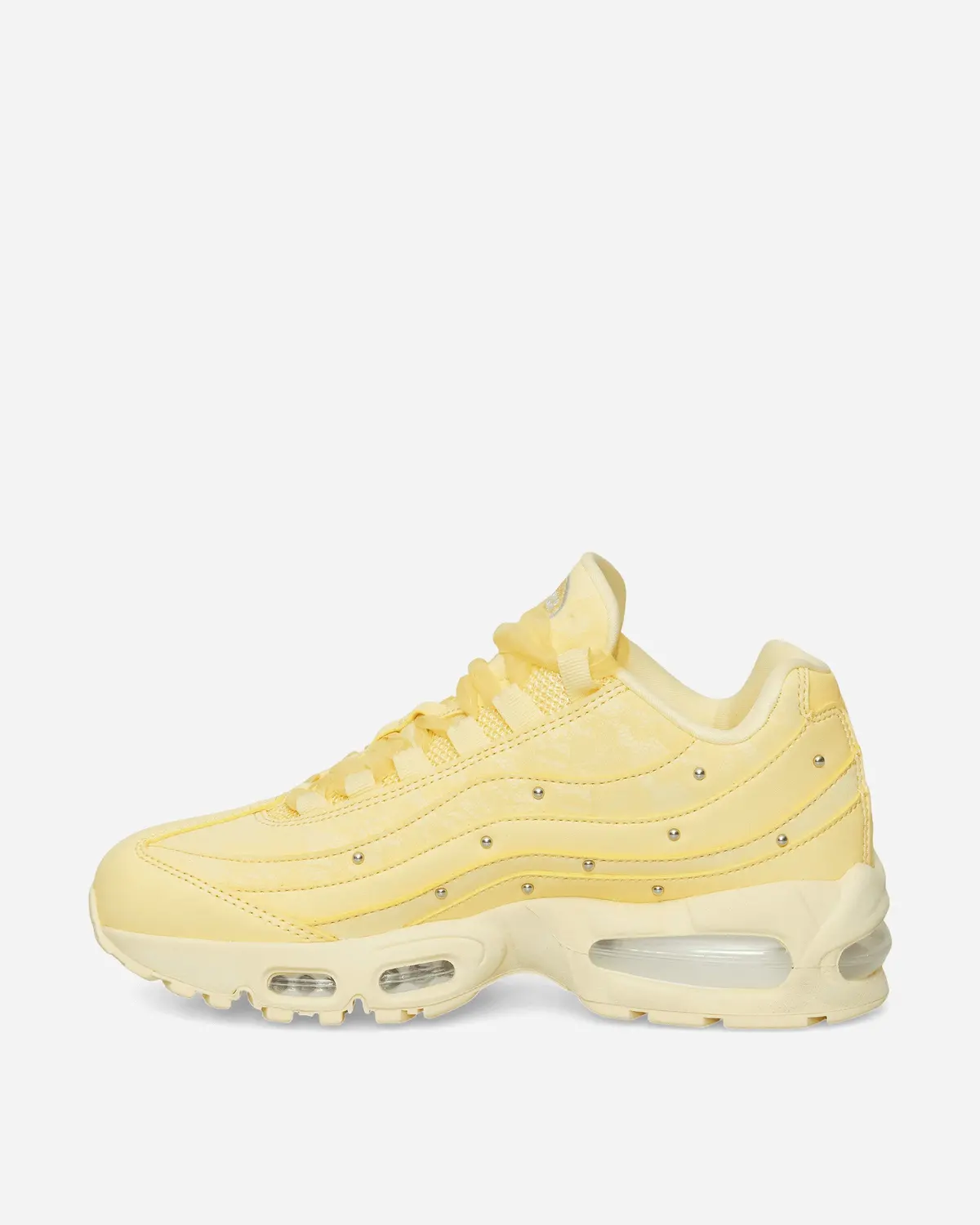 Women's Air Max 95 Big Bubble Sneakers Soft Yellow 3
