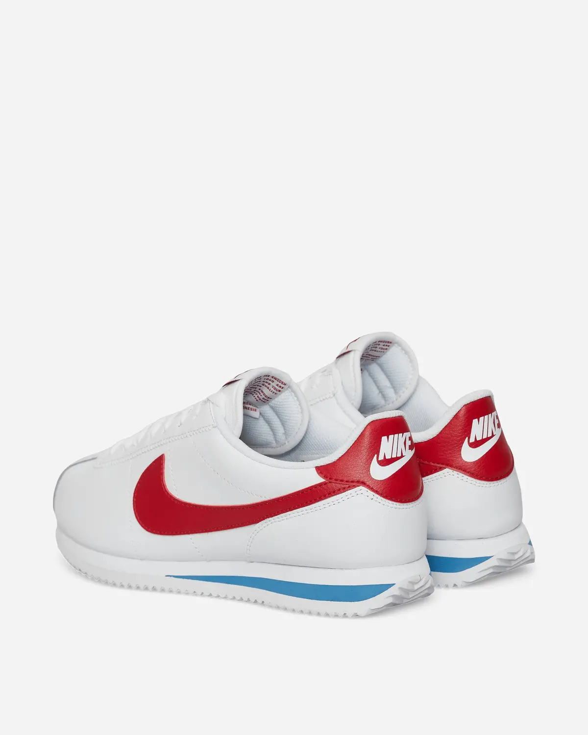 Cortez Leather Sneakers White / Varsity Red 4