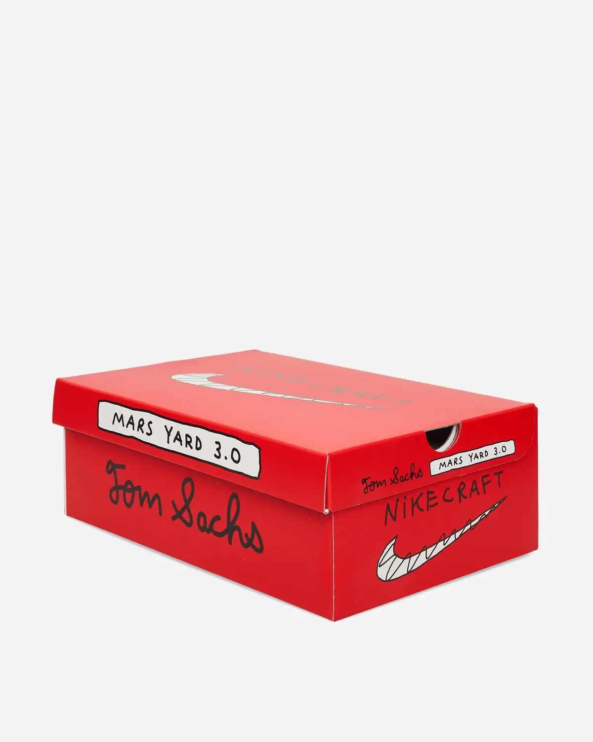 Tom Sachs Mars Yard 3.0 Sneakers Natural / Sport Red / Maple 7