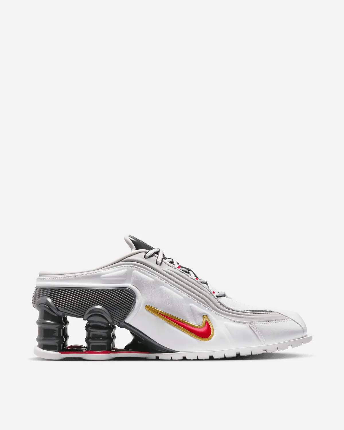 Women's Martine Rose Shox Mr4 Sneakers White / Varsity Red 1