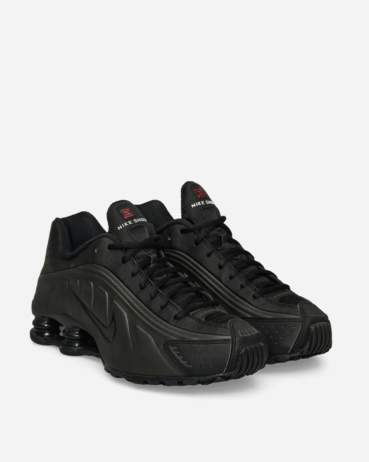 Shox R4 Sneakers Black / Bright Crimson 2