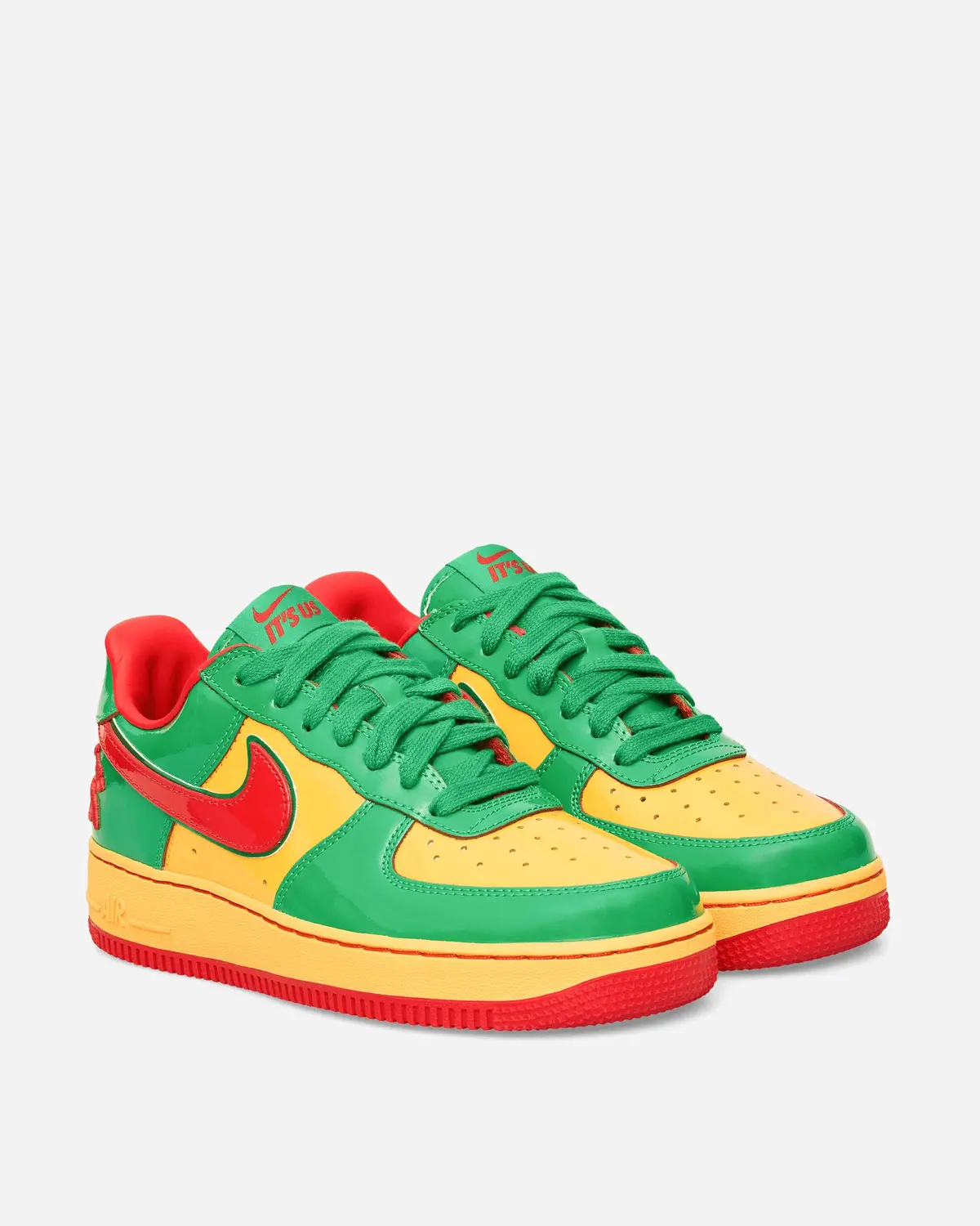 Us Force 1 Sneakers Lucky Green / Mystic Red 2