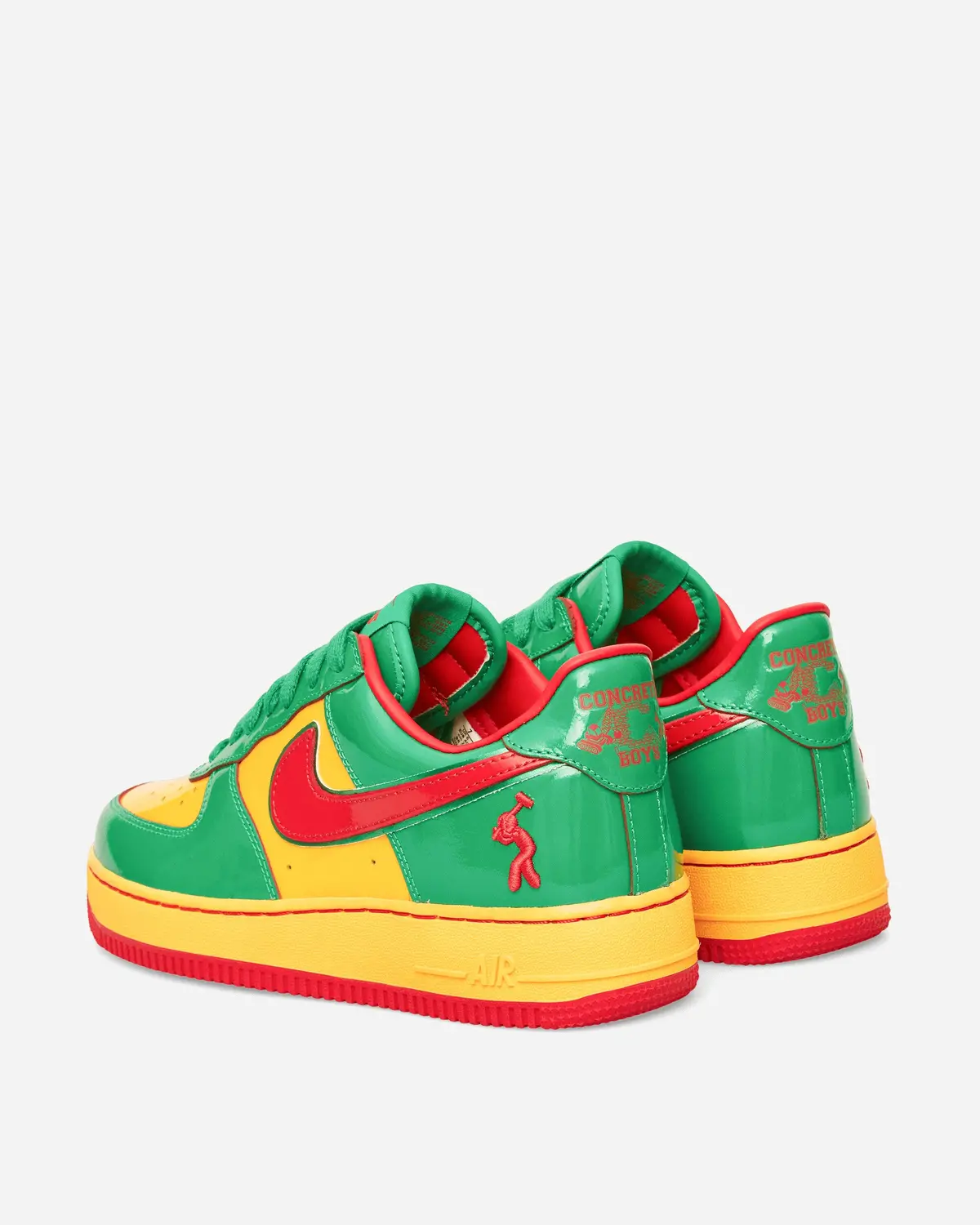 Us Force 1 Sneakers Lucky Green / Mystic Red 4