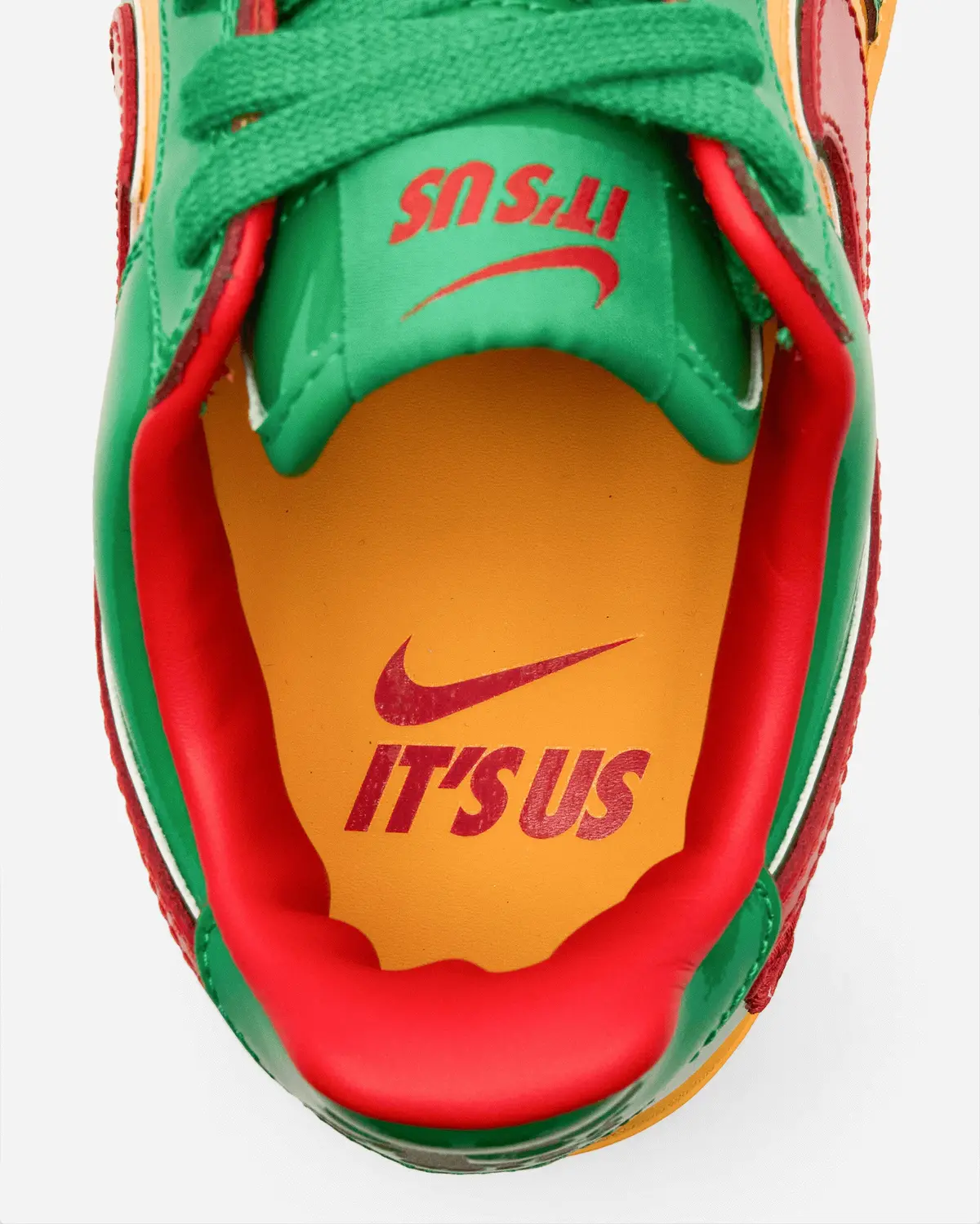 Us Force 1 Sneakers Lucky Green / Mystic Red 8
