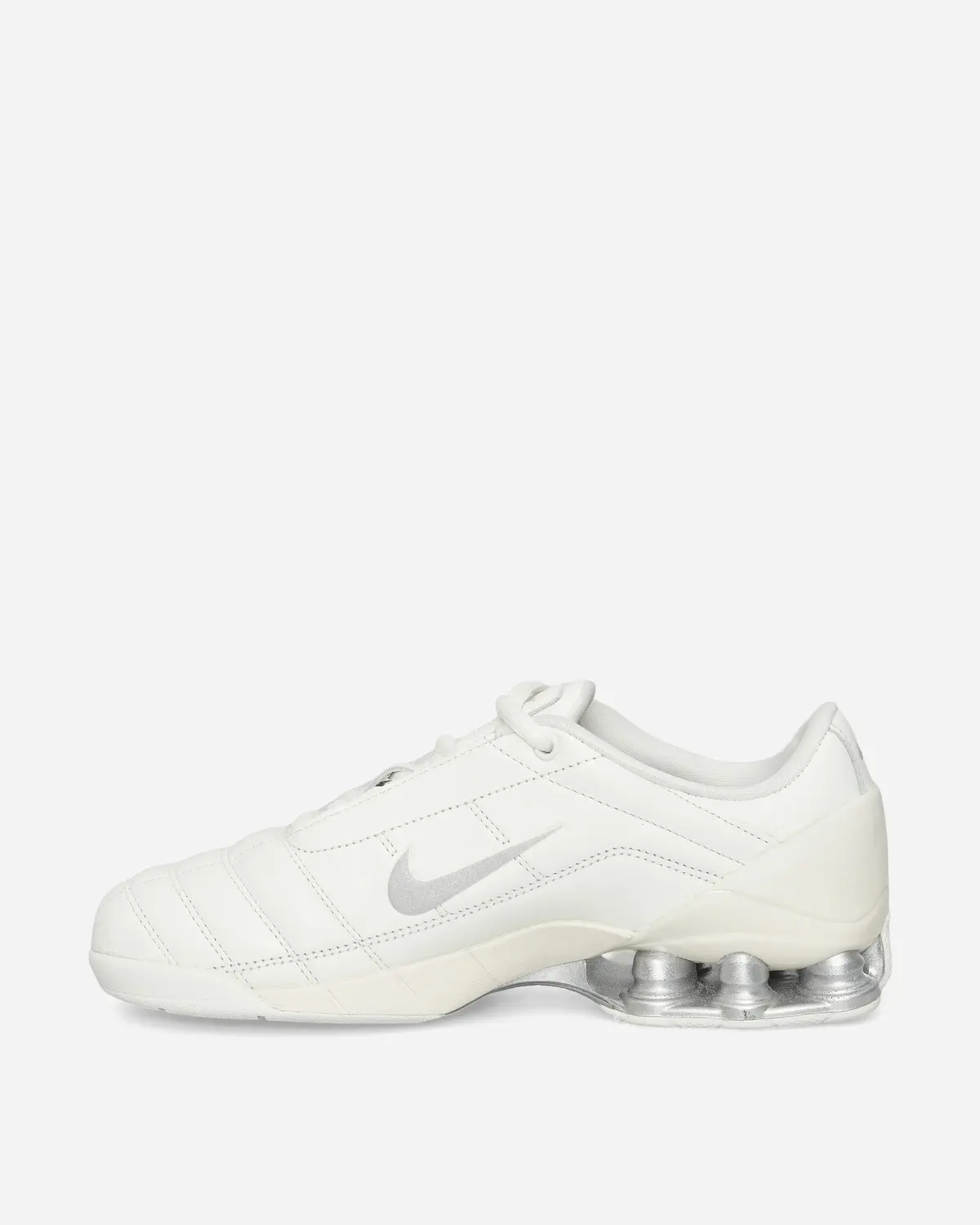 Women's T90 Shox Magia Sneakers Sail / Metallic Silver 3
