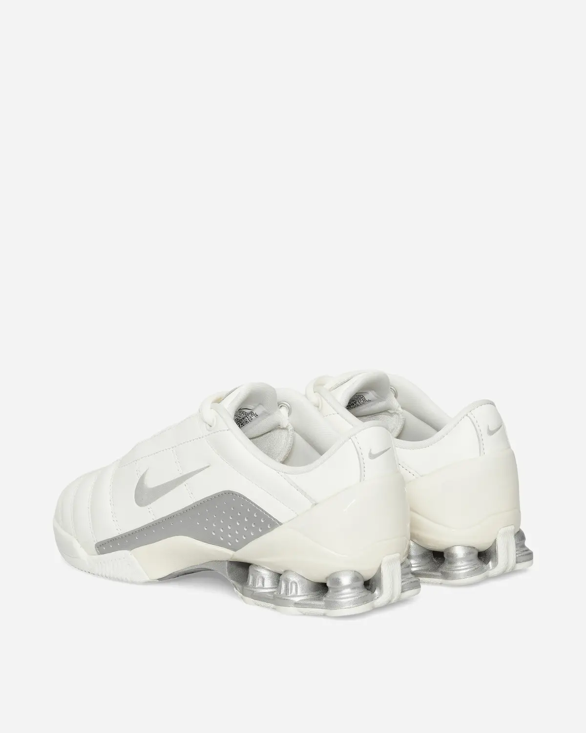 Women's T90 Shox Magia Sneakers Sail / Metallic Silver 4