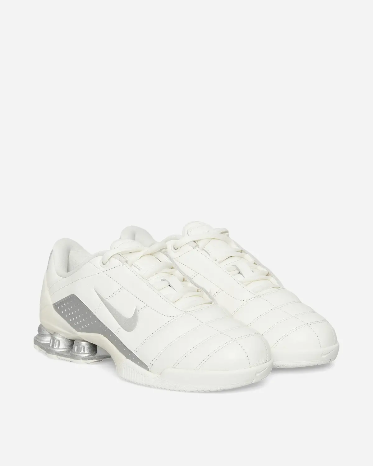 Women's T90 Shox Magia Sneakers Sail / Metallic Silver 2