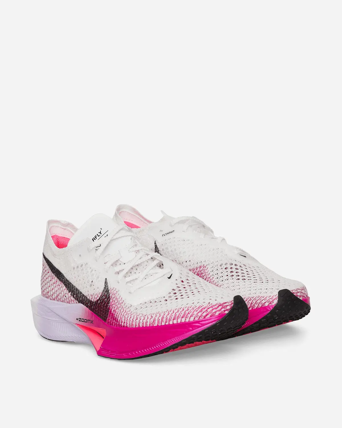 Women's Vaporfly 3 Sneakers White / Purple Agate / Vivid Grape / Black 3